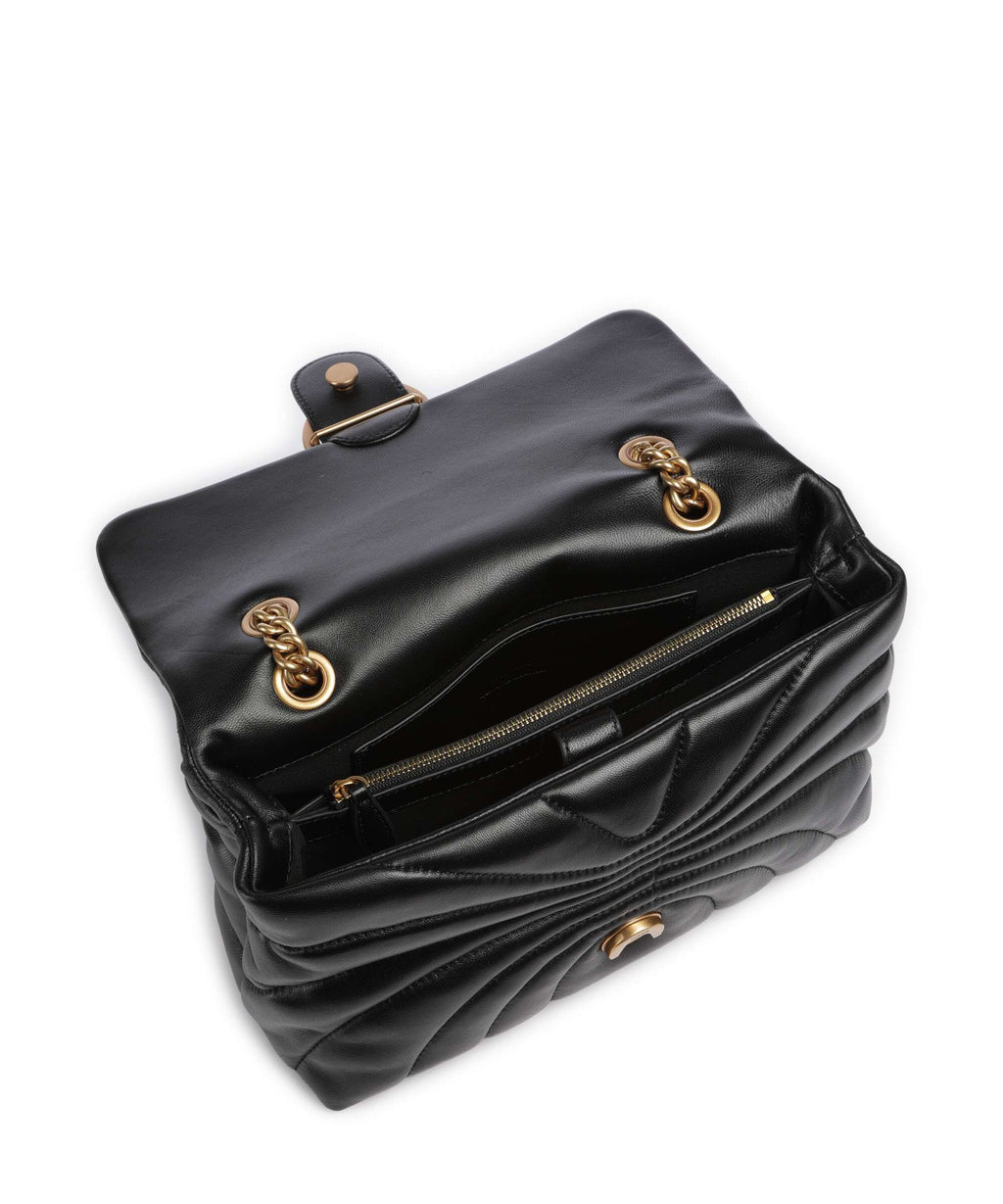 Pinko Love Puff Classic Shoulder bag nero/antique gold