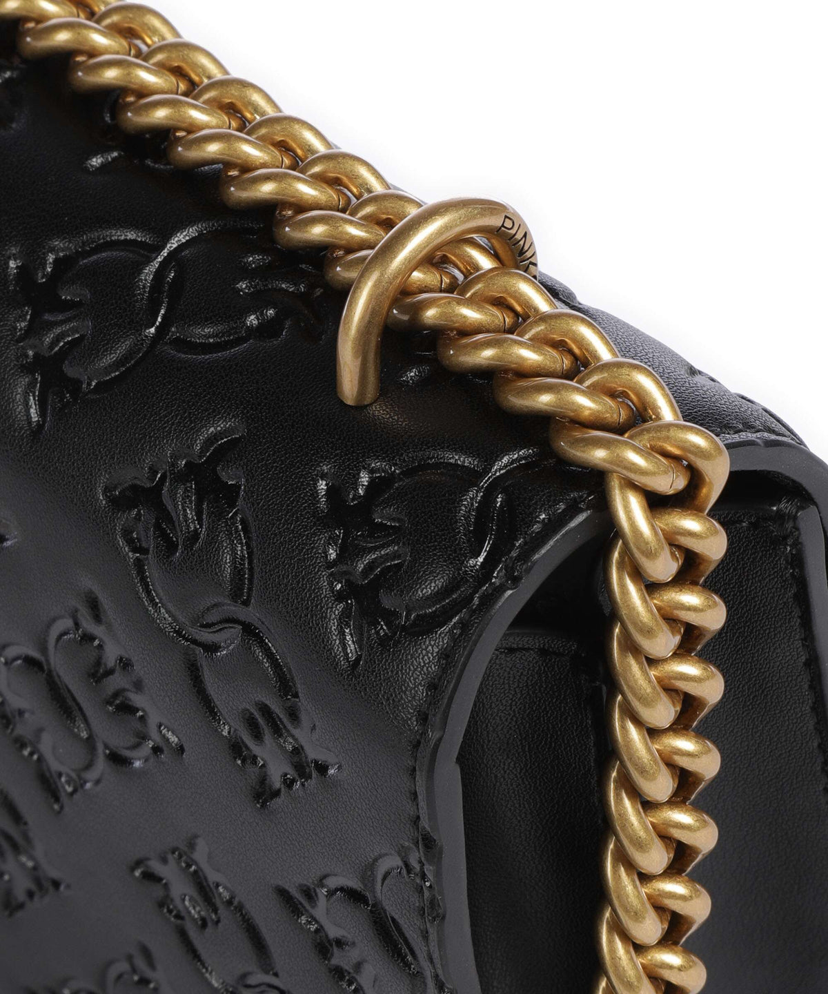 Pinko Love One Mini Shoulder bag nero/antique gold