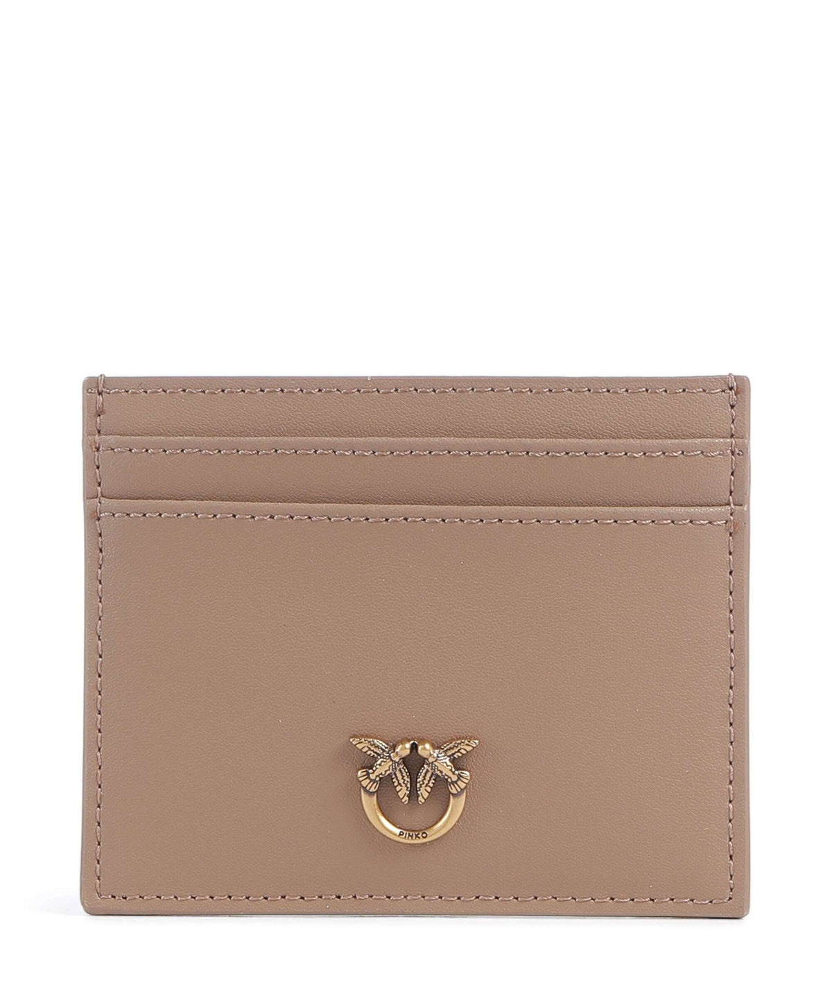 Pinko Credit card holder biscotto zenzero/antique gold