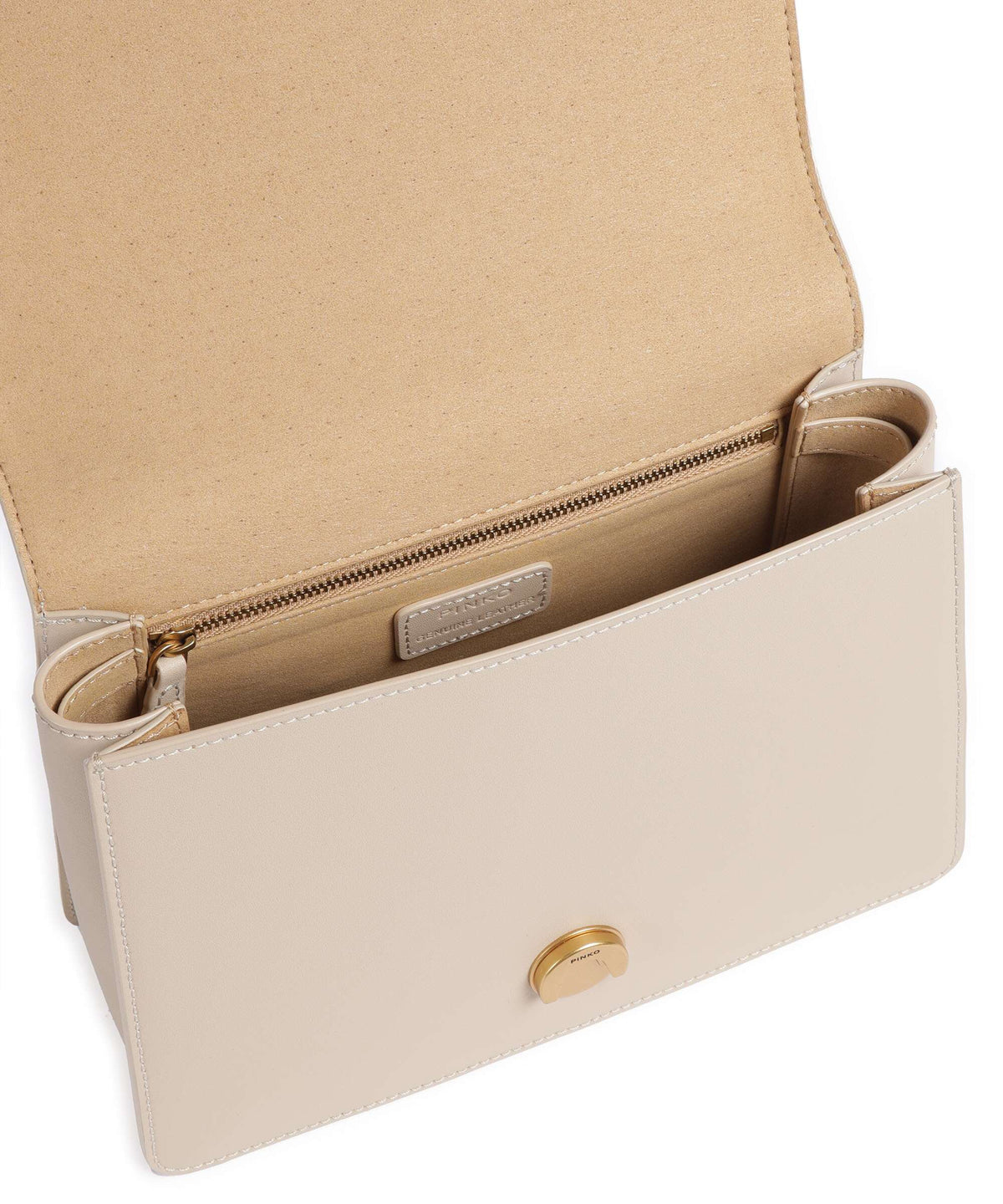 Pinko Love One Classic Handbag beige/grigio fumo/antique gold