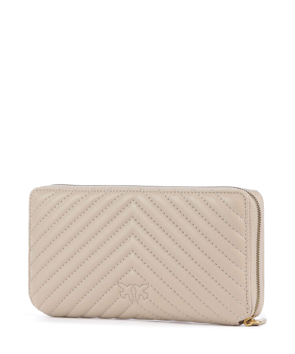 Pinko Ryder Wallet beige/grigio fumo/antique gold