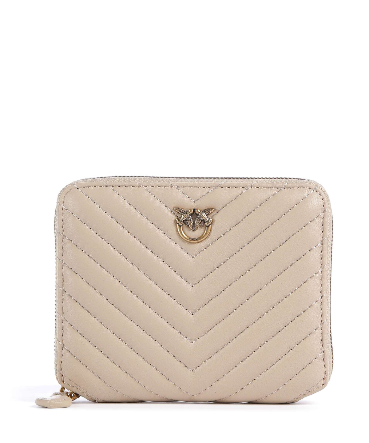 Pinko Taylor Wallet beige/grigio fumo/antique gold