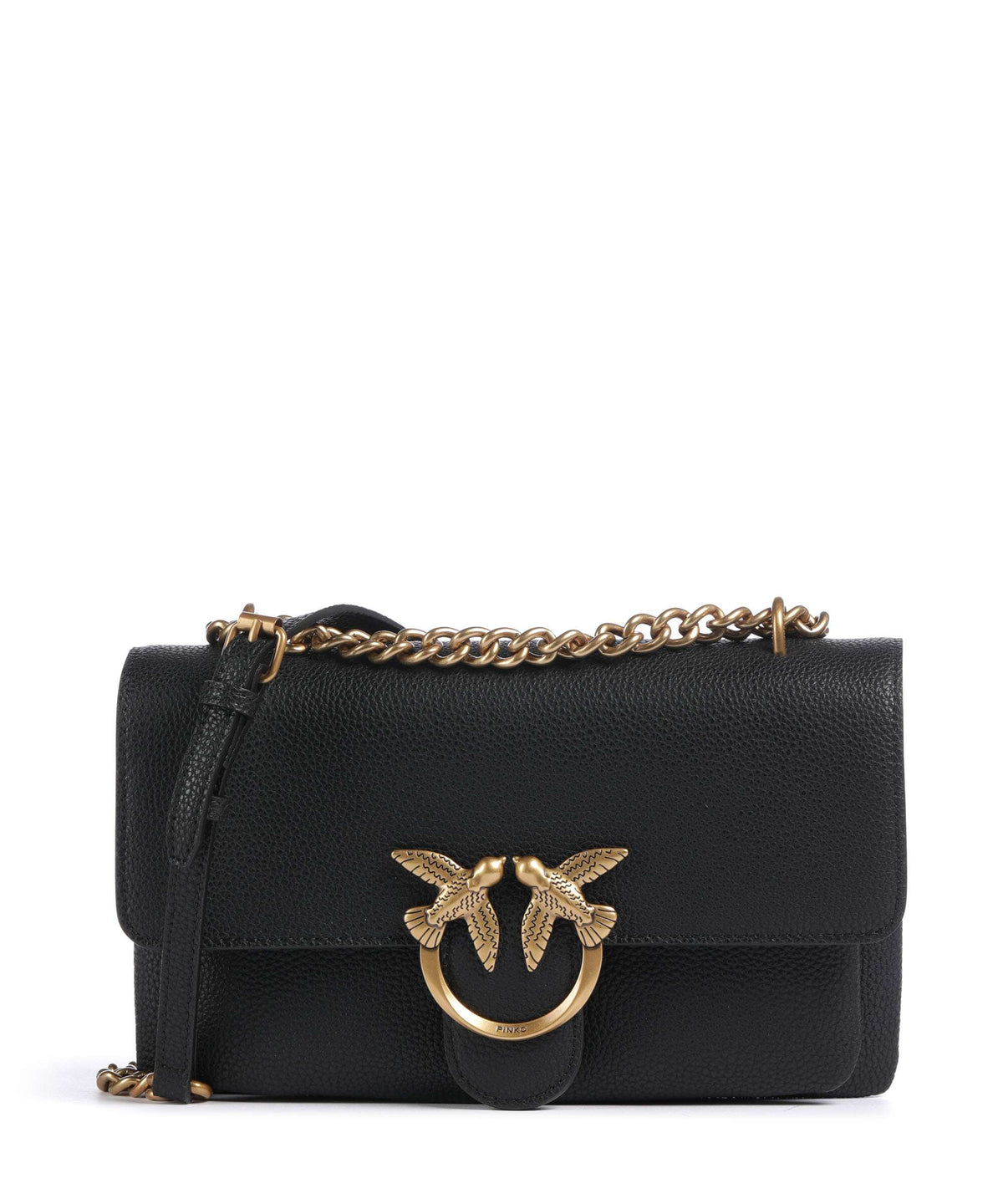 Pinko Love Soft Mini Shoulder bag nero/antique gold