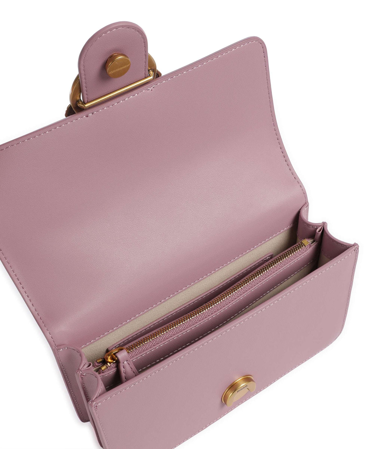 Pinko Love One Mini Crossbody bag viola/antique gold
