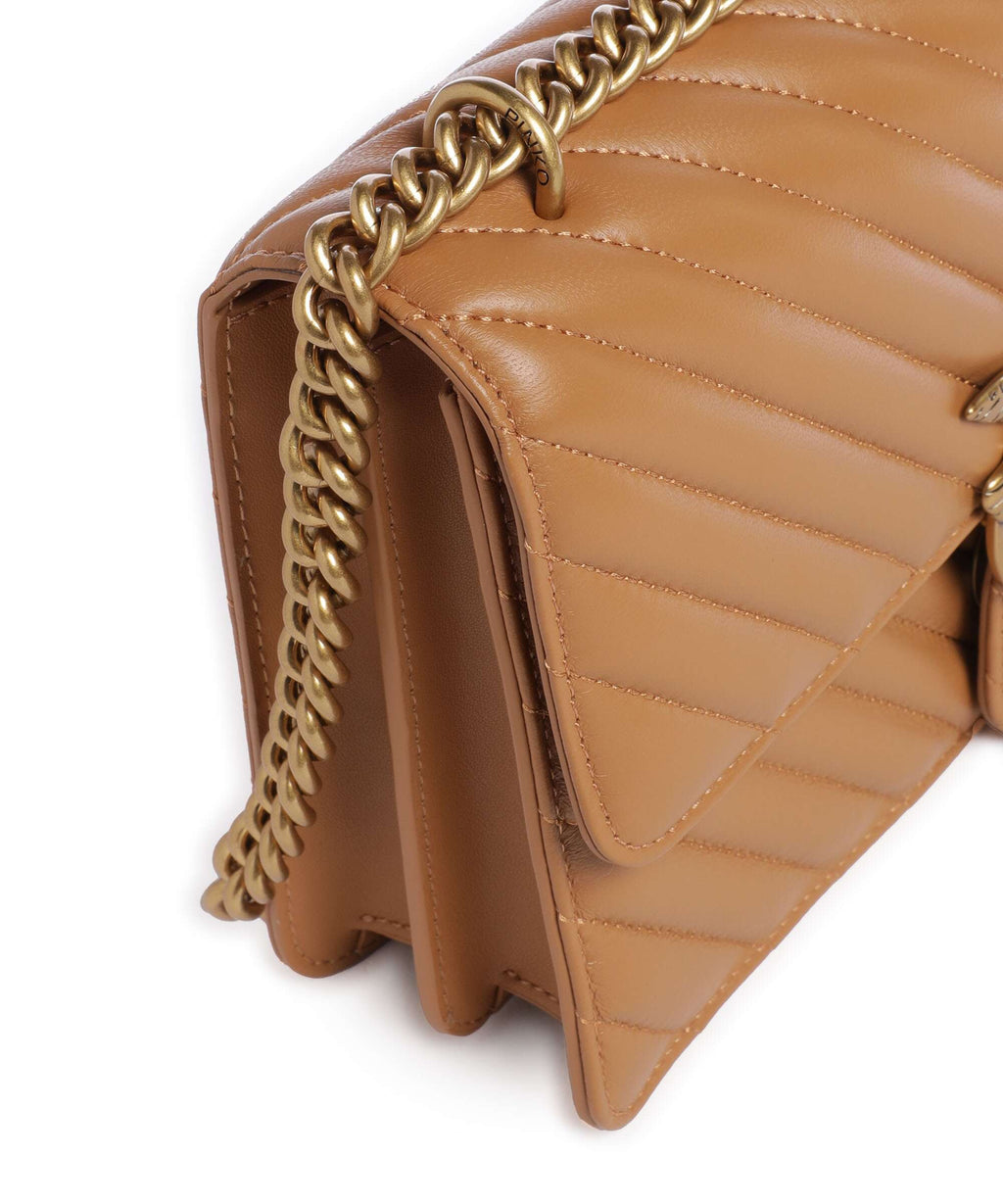 Pinko Love One Classic Shoulder bag torrone/antique gold