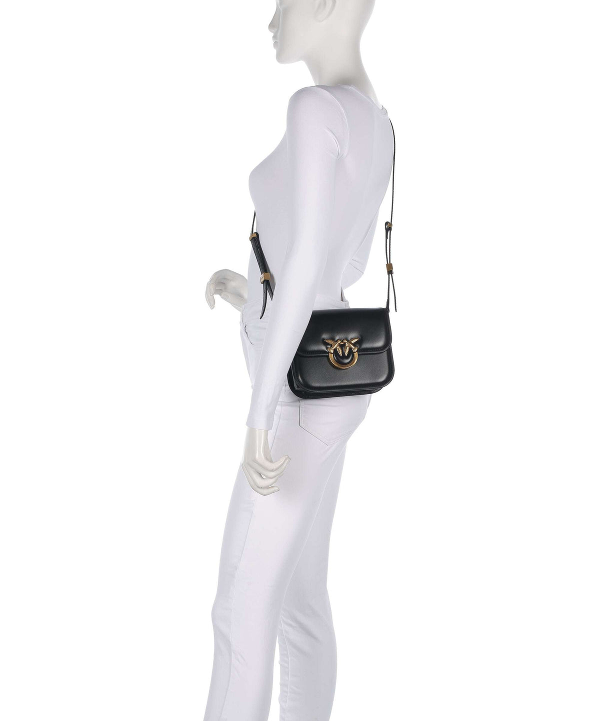 Pinko Love One Mini Crossbody bag nero/antique gold