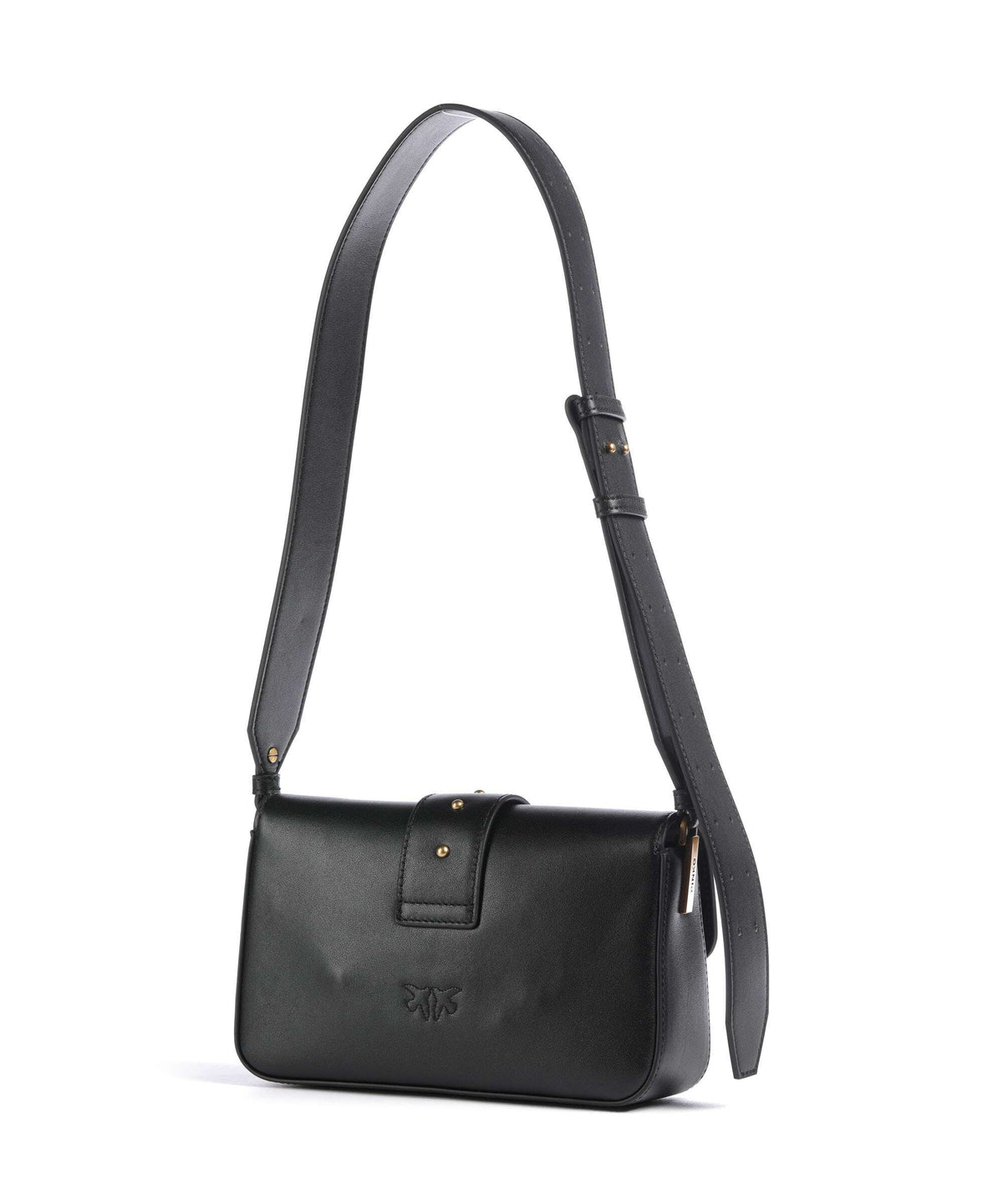 Pinko Love One Mini Slouchy Shoulder bag nero/antique gold