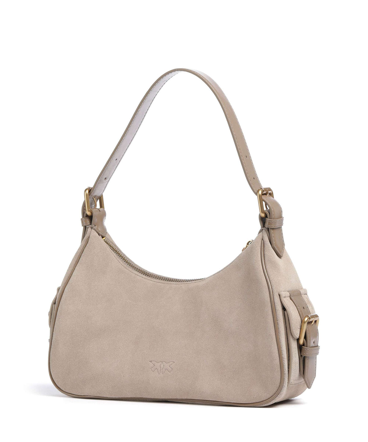 Pinko Cargo Classic Shoulder bag beige/grigio fumo/antique gold