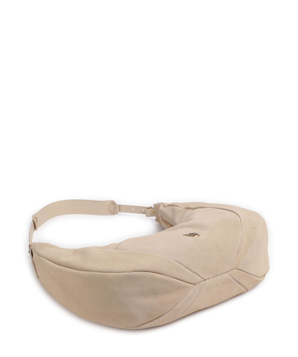 Pinko Slouchy Big Hobo bag beige/grigio fumo/antique gold