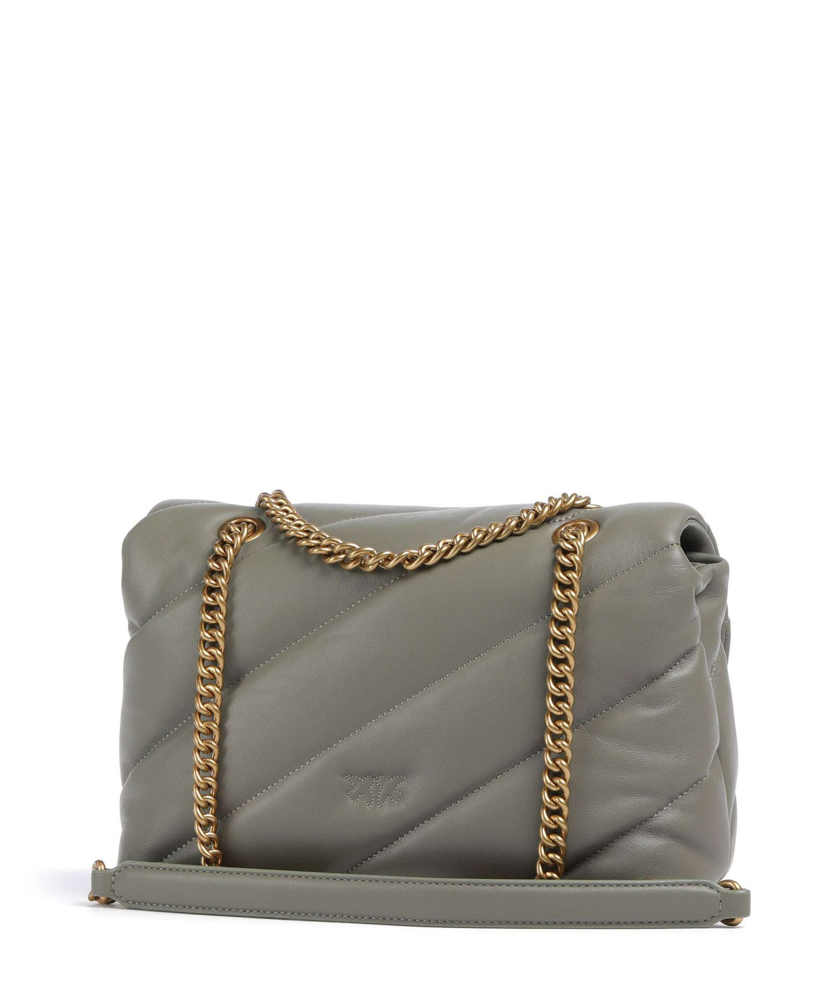 Pinko Love Puff Classic Shoulder bag verde vertiver/antique gold