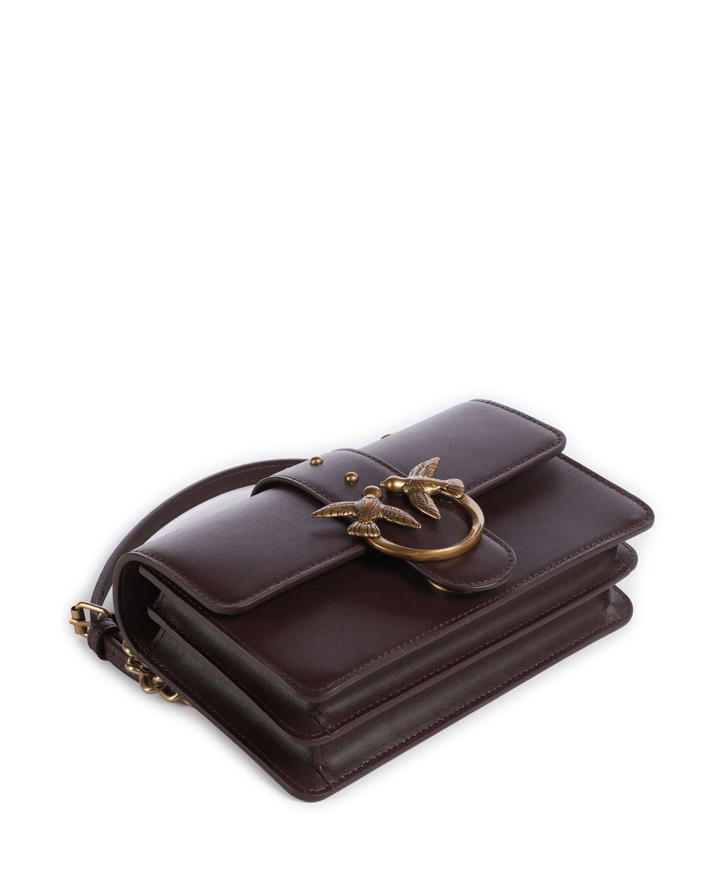 Pinko Love One Mini Crossbody bag uva di catawba/antique gold