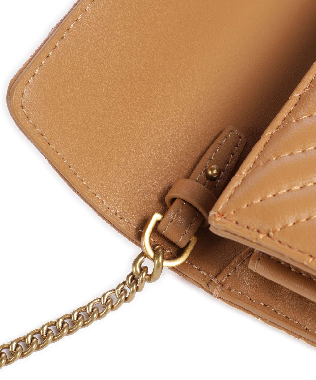 Pinko Love One Wallet torrone/antique gold