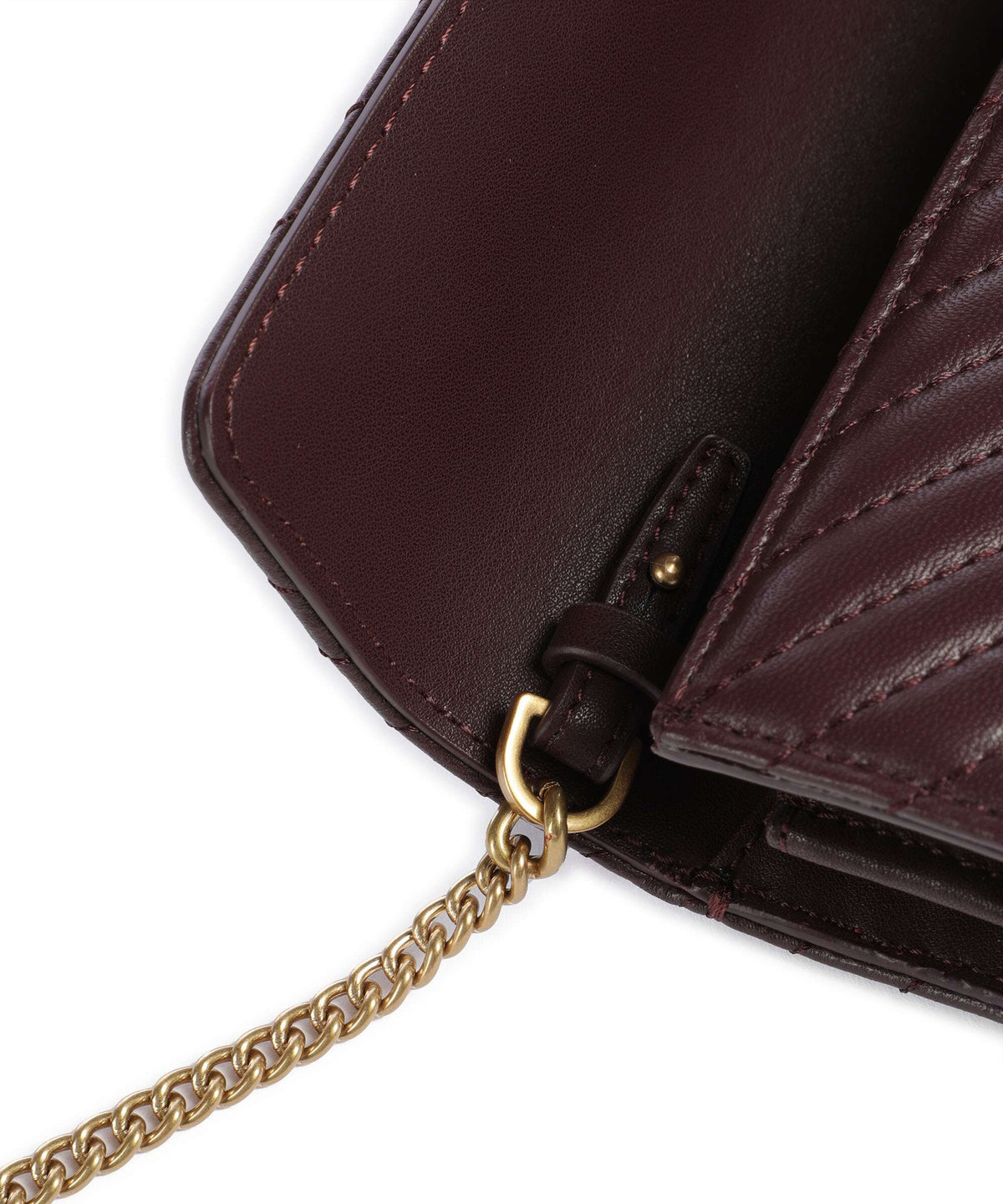Pinko Love One Wallet uva di catawba/antique gold