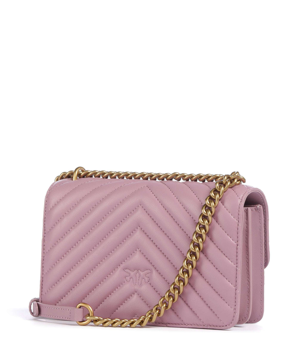 Pinko Love One Mini Shoulder bag viola/antique gold