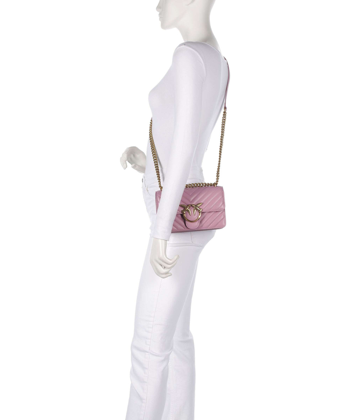 Pinko Love One Mini Shoulder bag viola/antique gold