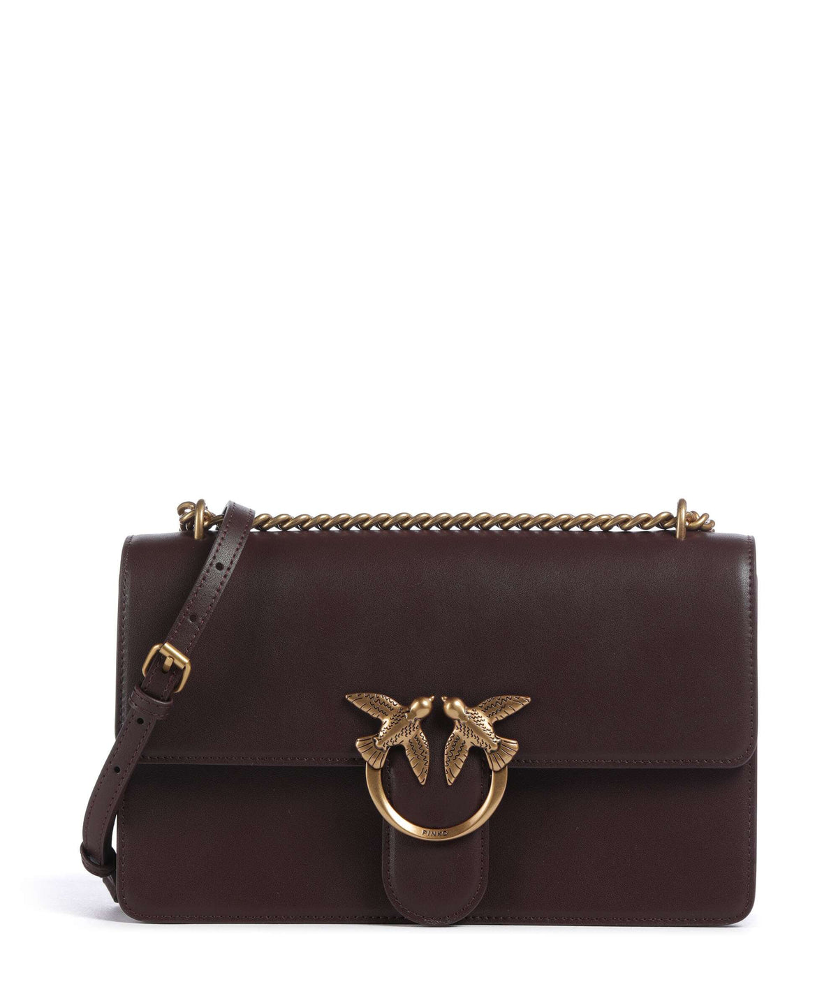 Pinko Love One Classic Shoulder bag uva di catawba/antique gold