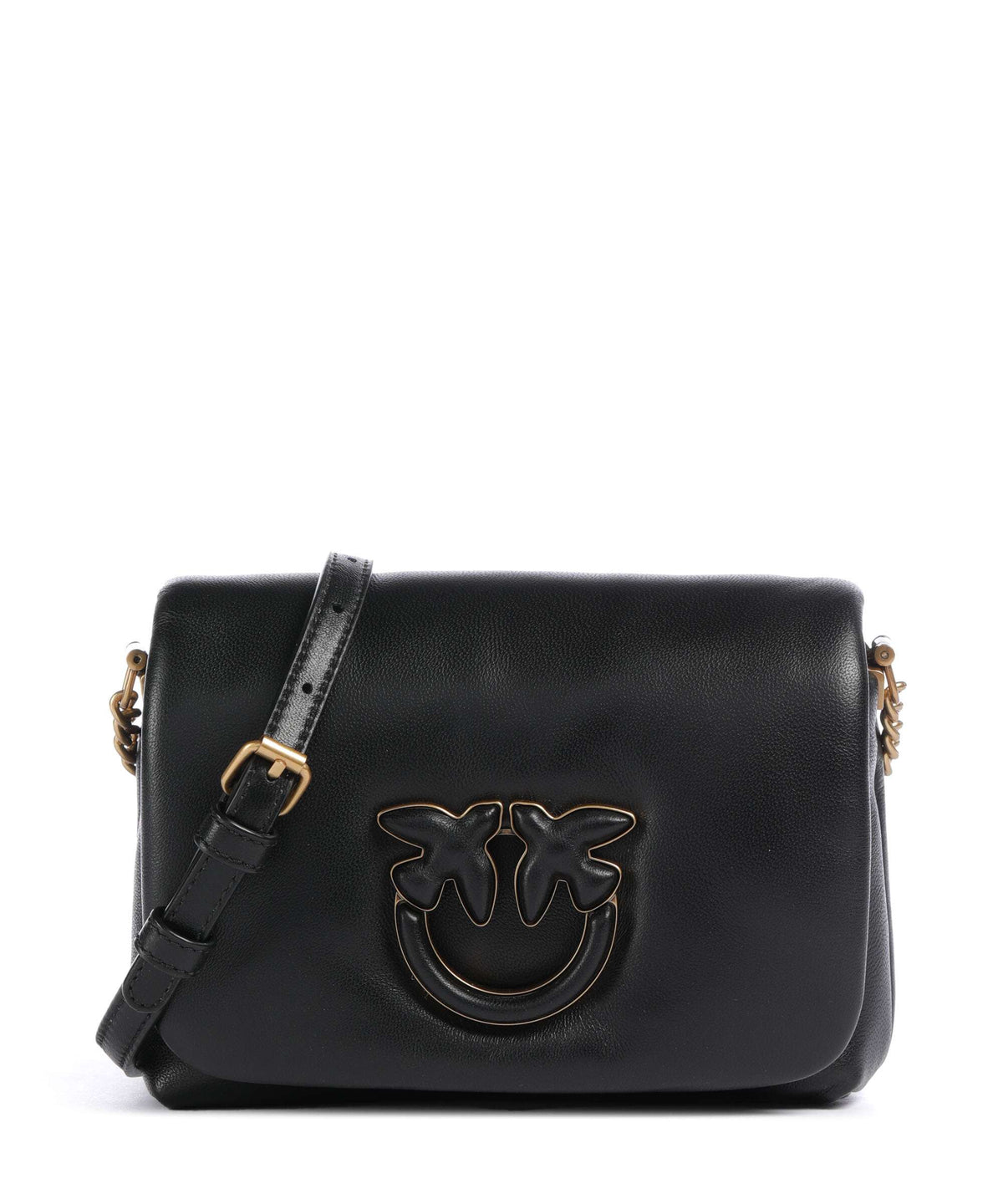 Pinko Love Click Puff Baby Crossbody bag nero/antique gold
