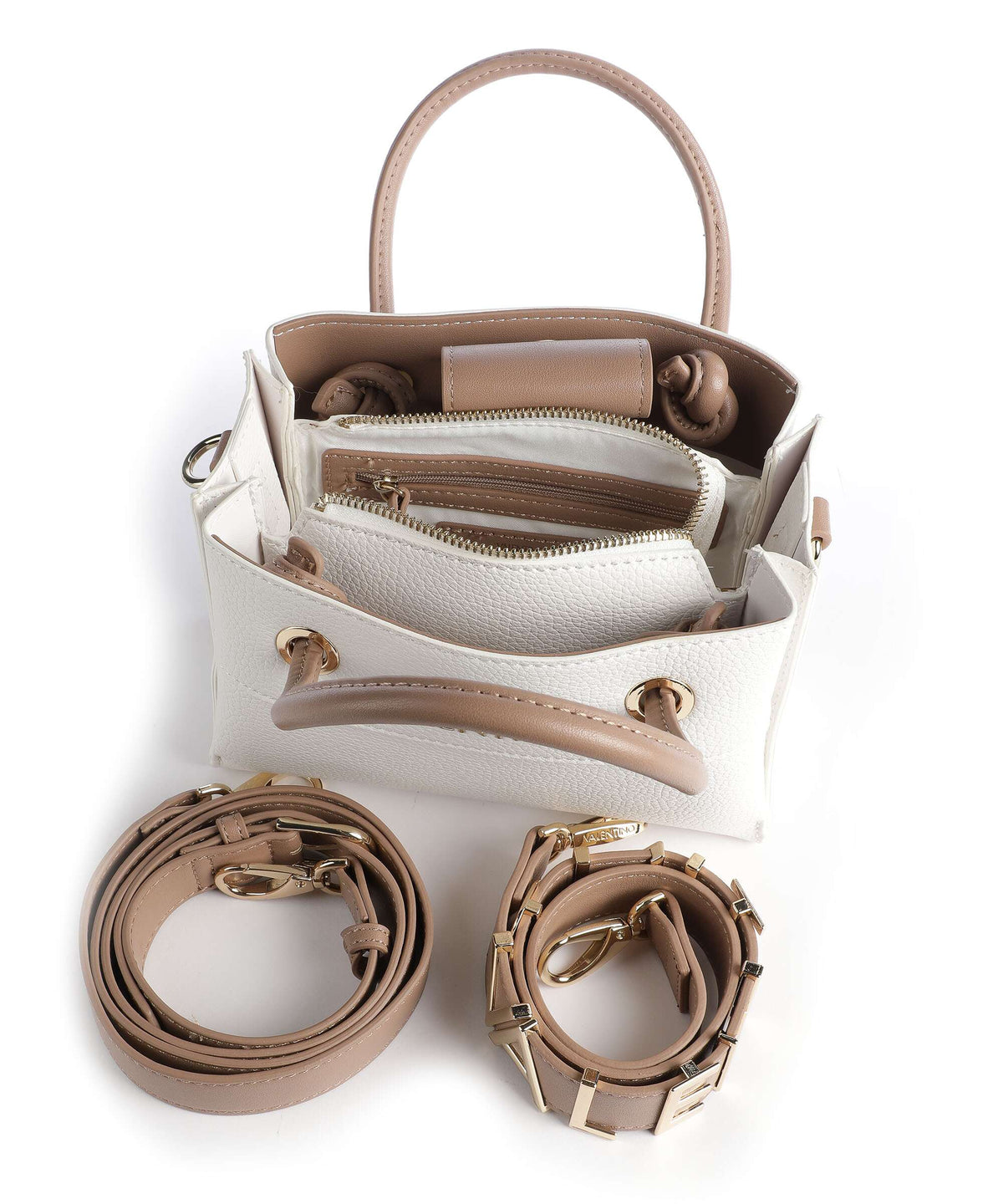 Valentino Bags Alexia Handbag bianco/cuoio