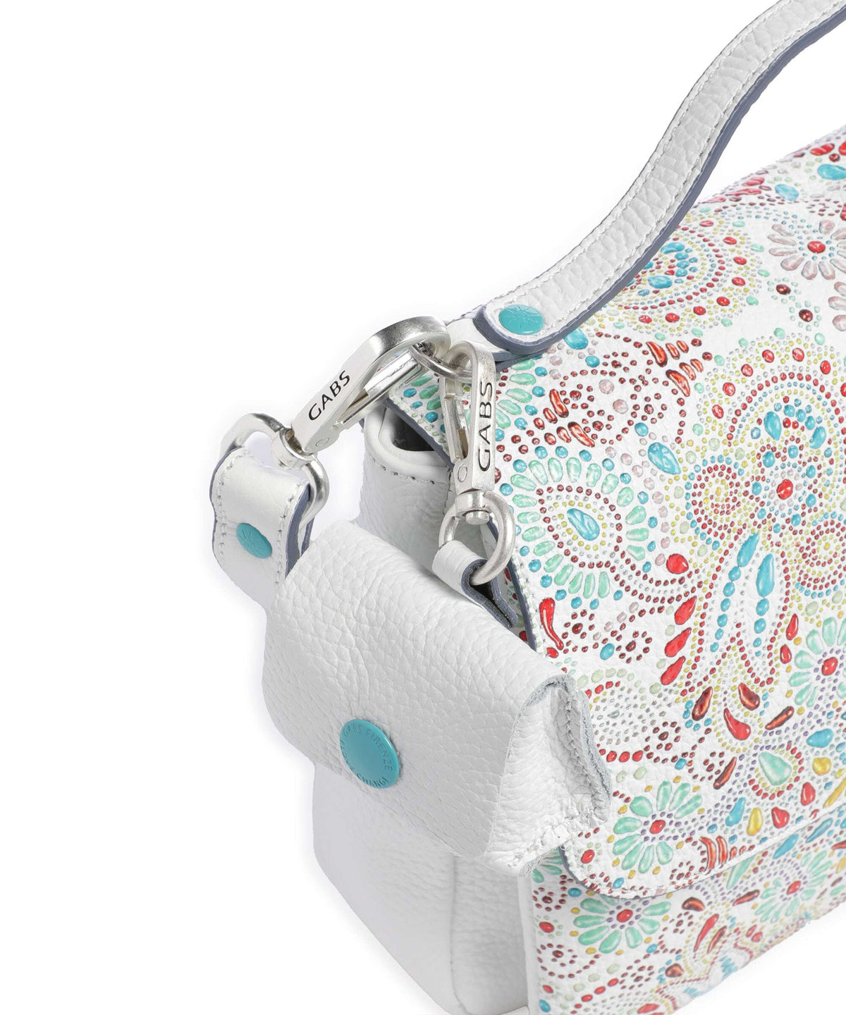 Gabs Phoenix Maioliche Shaila Crossbody bag white