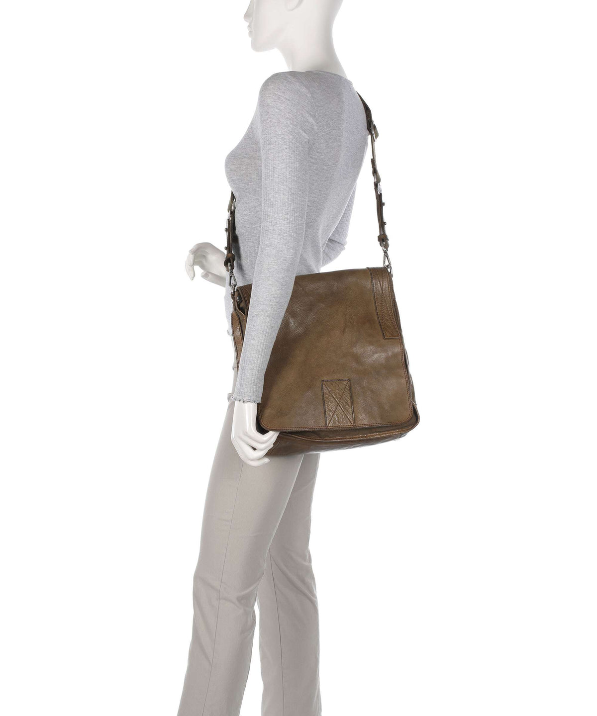 Campomaggi Messenger bag militare
