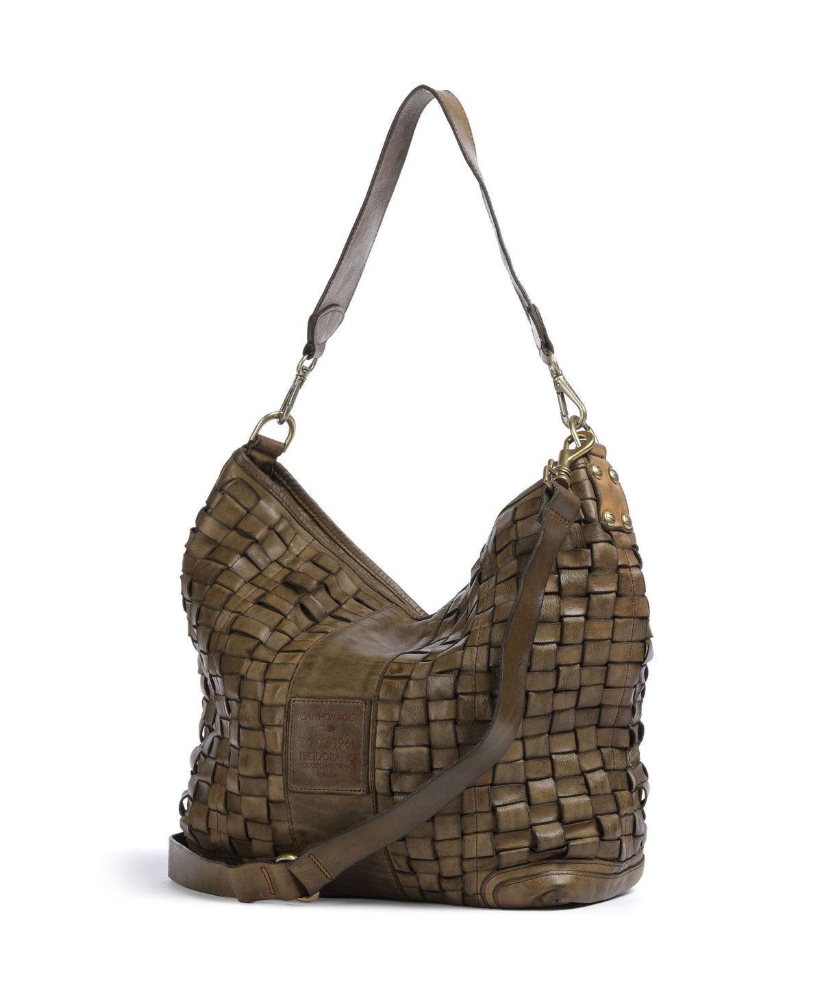 Campomaggi Hobo bag verde militare