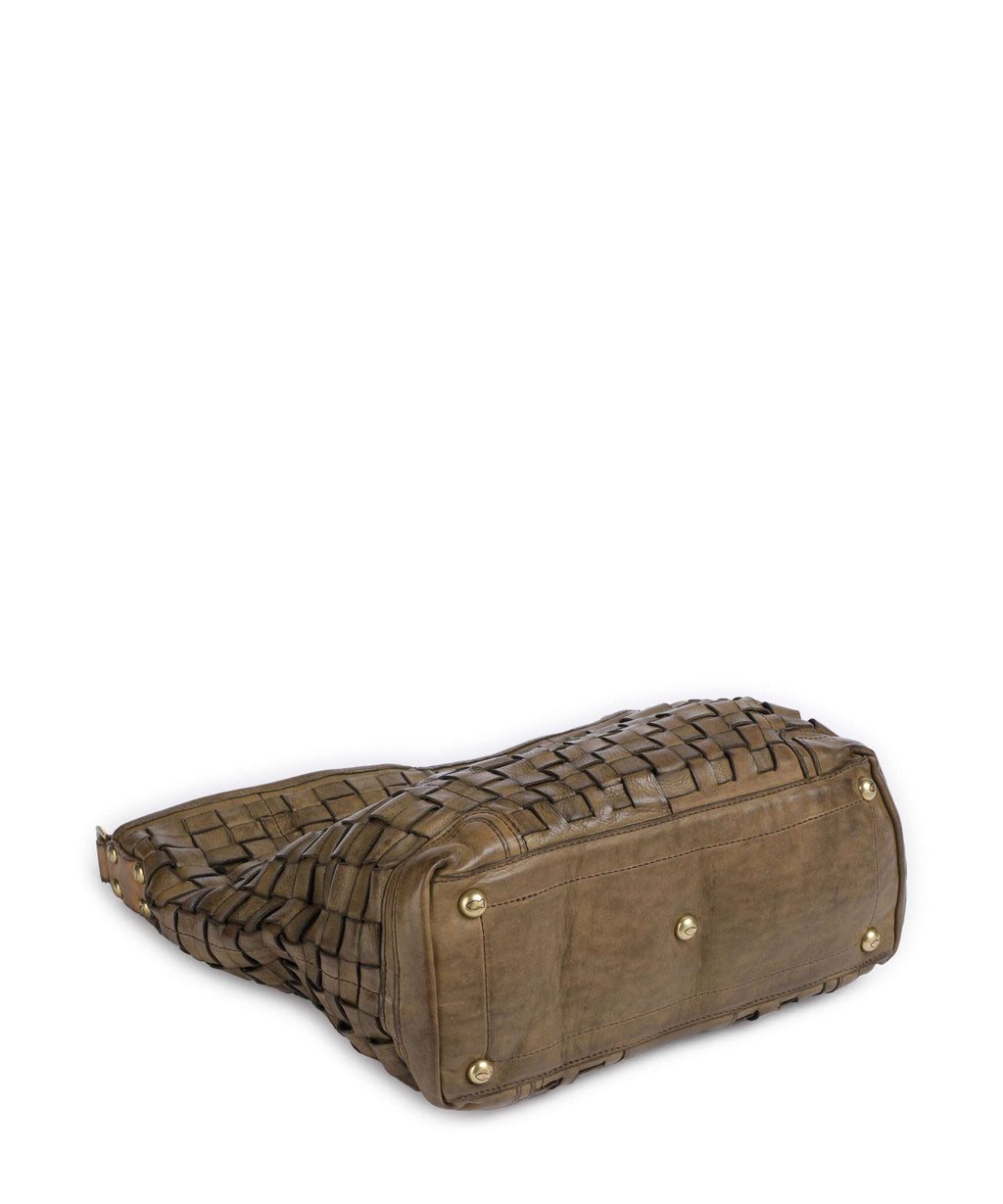 Campomaggi Hobo bag verde militare