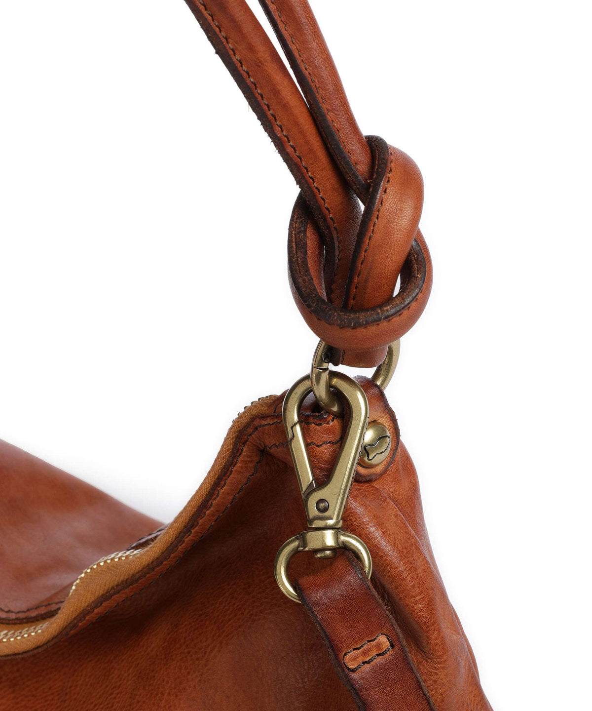 Campomaggi Hobo bag cognac