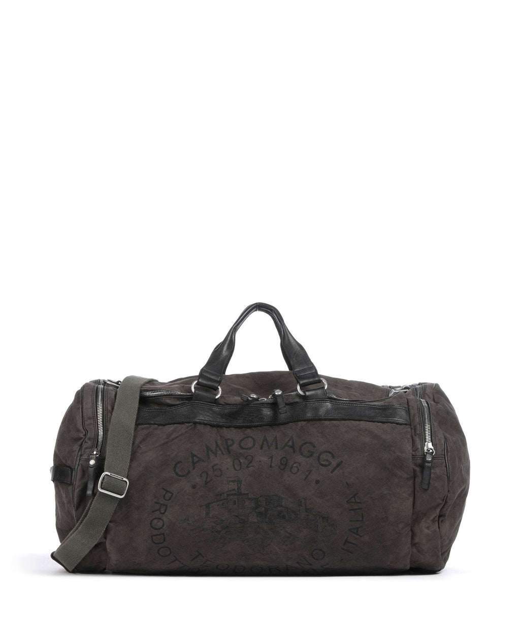 Campomaggi Weekend bag verde militare/grigio/nera