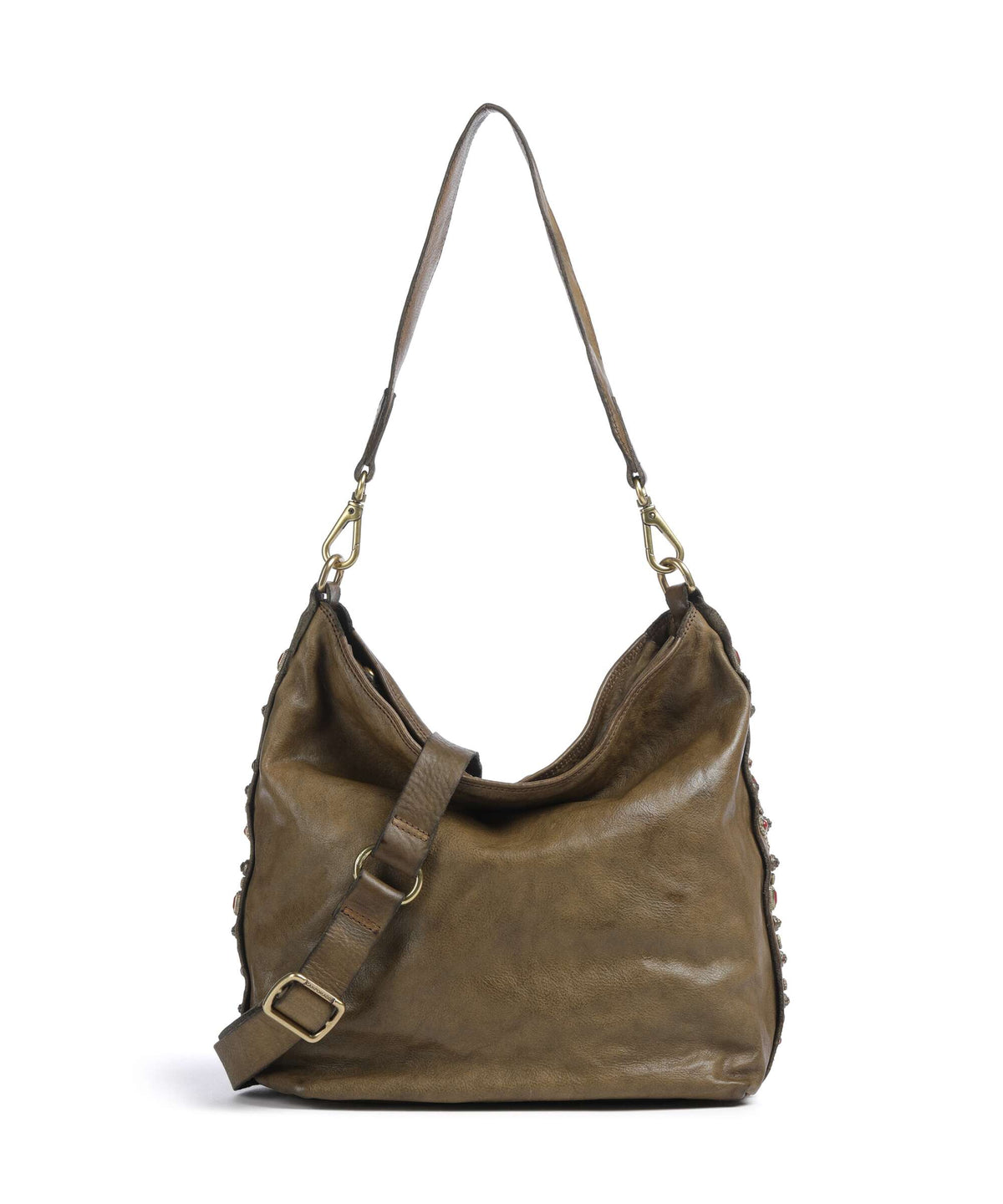 Campomaggi Hobo bag verde militare