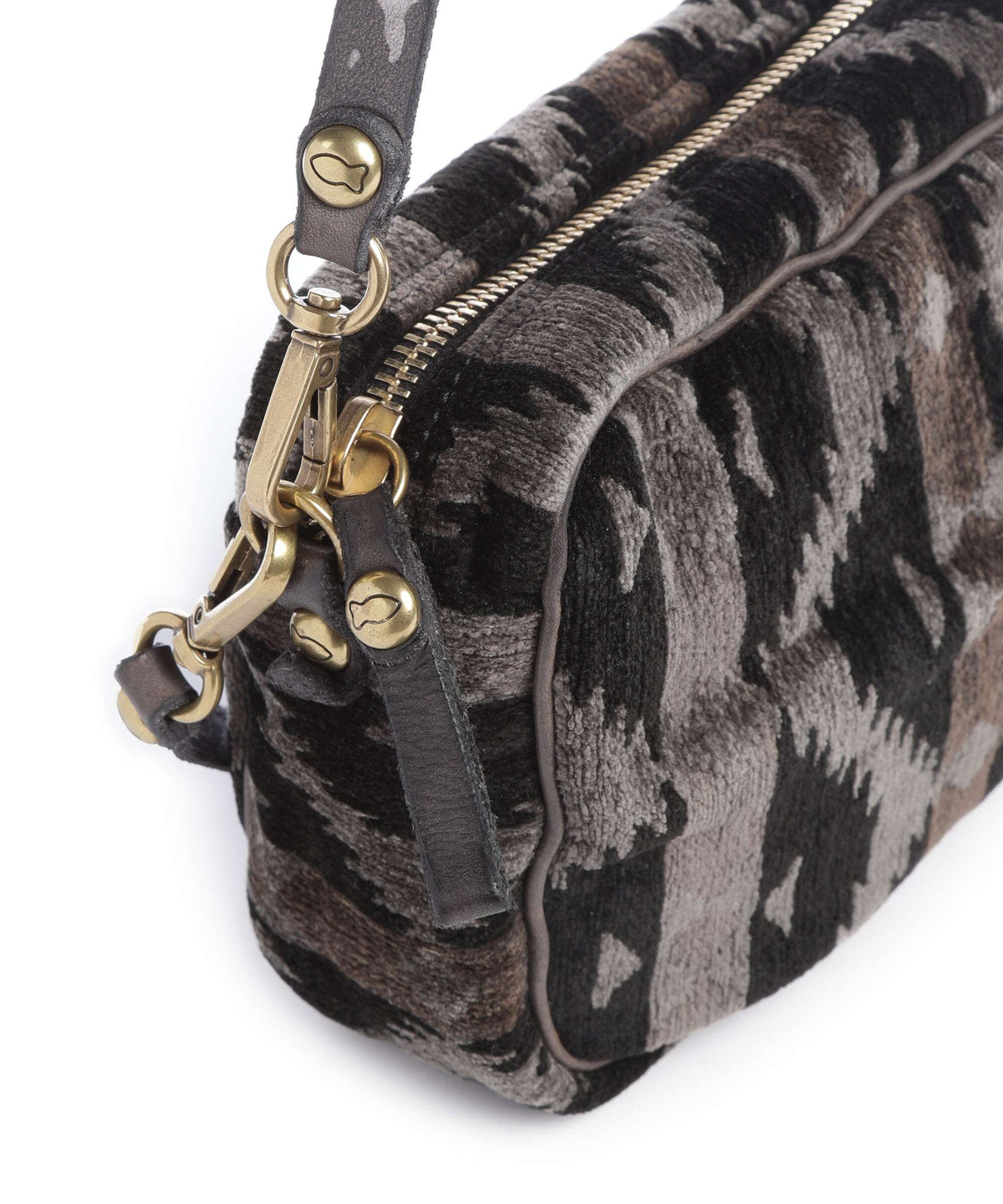 Campomaggi Shoulder bag beige/nero