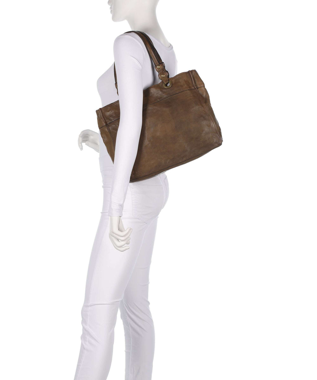 Campomaggi Tote bag verde militare