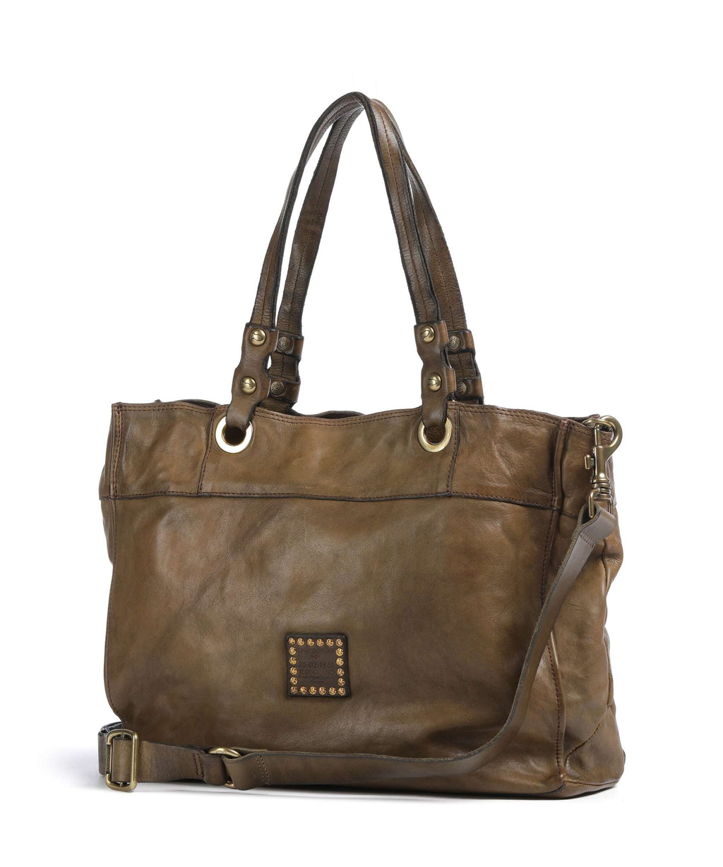 Campomaggi Tote bag verde militare