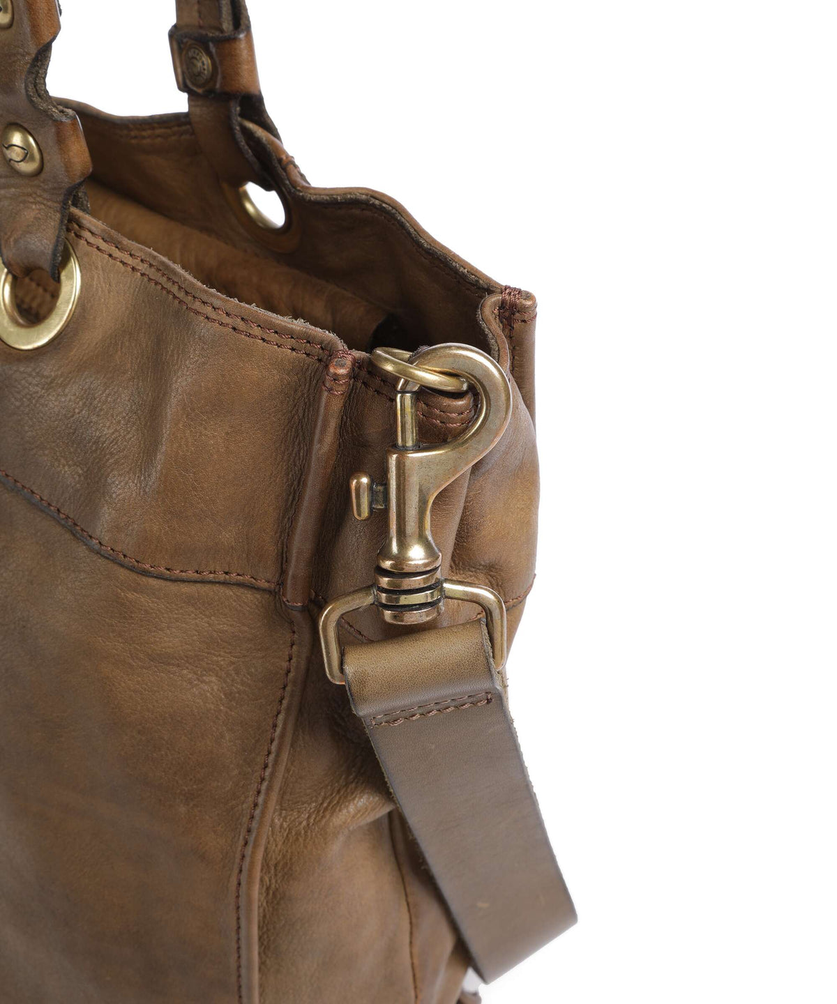 Campomaggi Tote bag verde militare