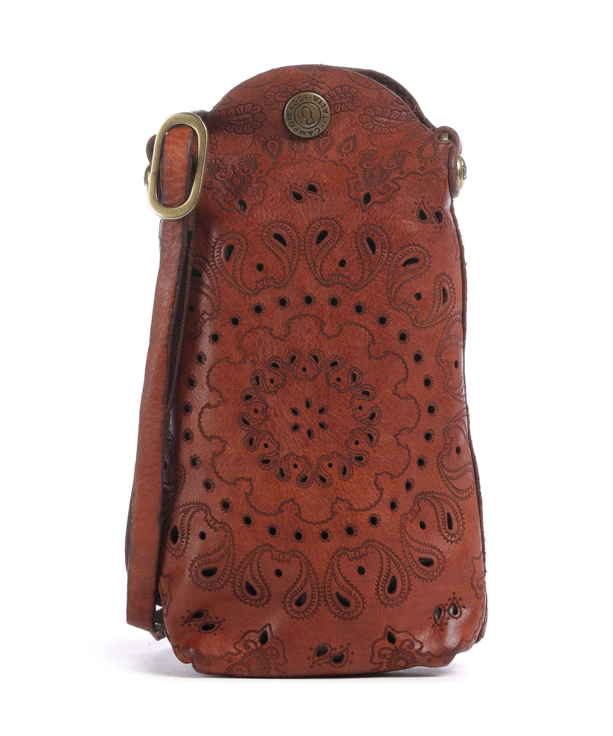 Campomaggi Phone bag cognac