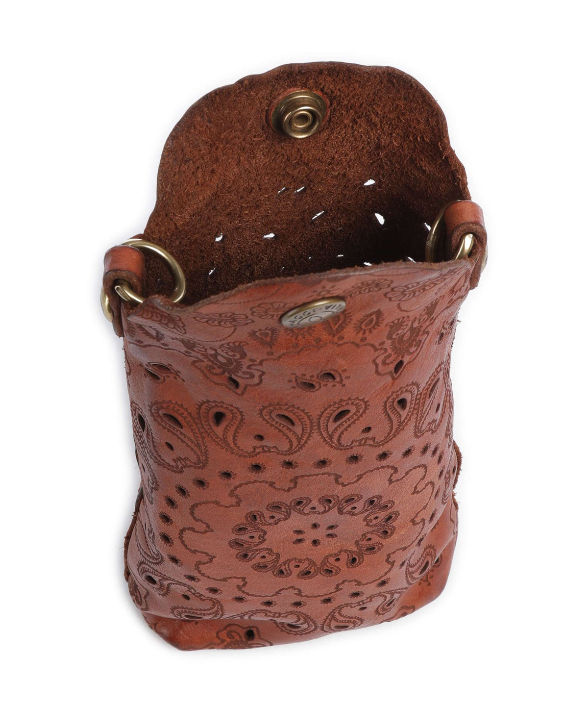 Campomaggi Phone bag cognac