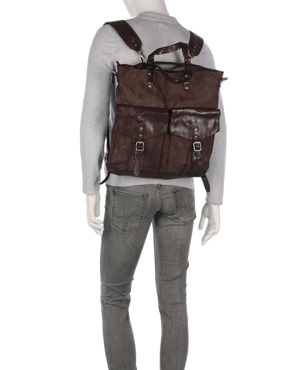 Campomaggi Backpack bag verde militare/moro