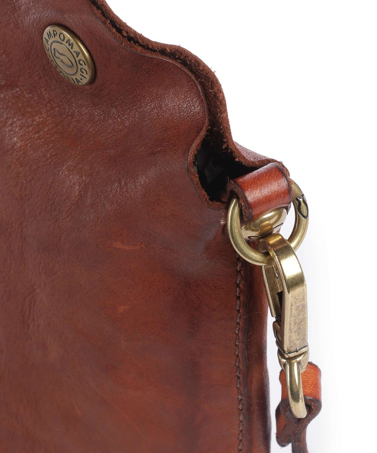 Campomaggi Phone bag cognac