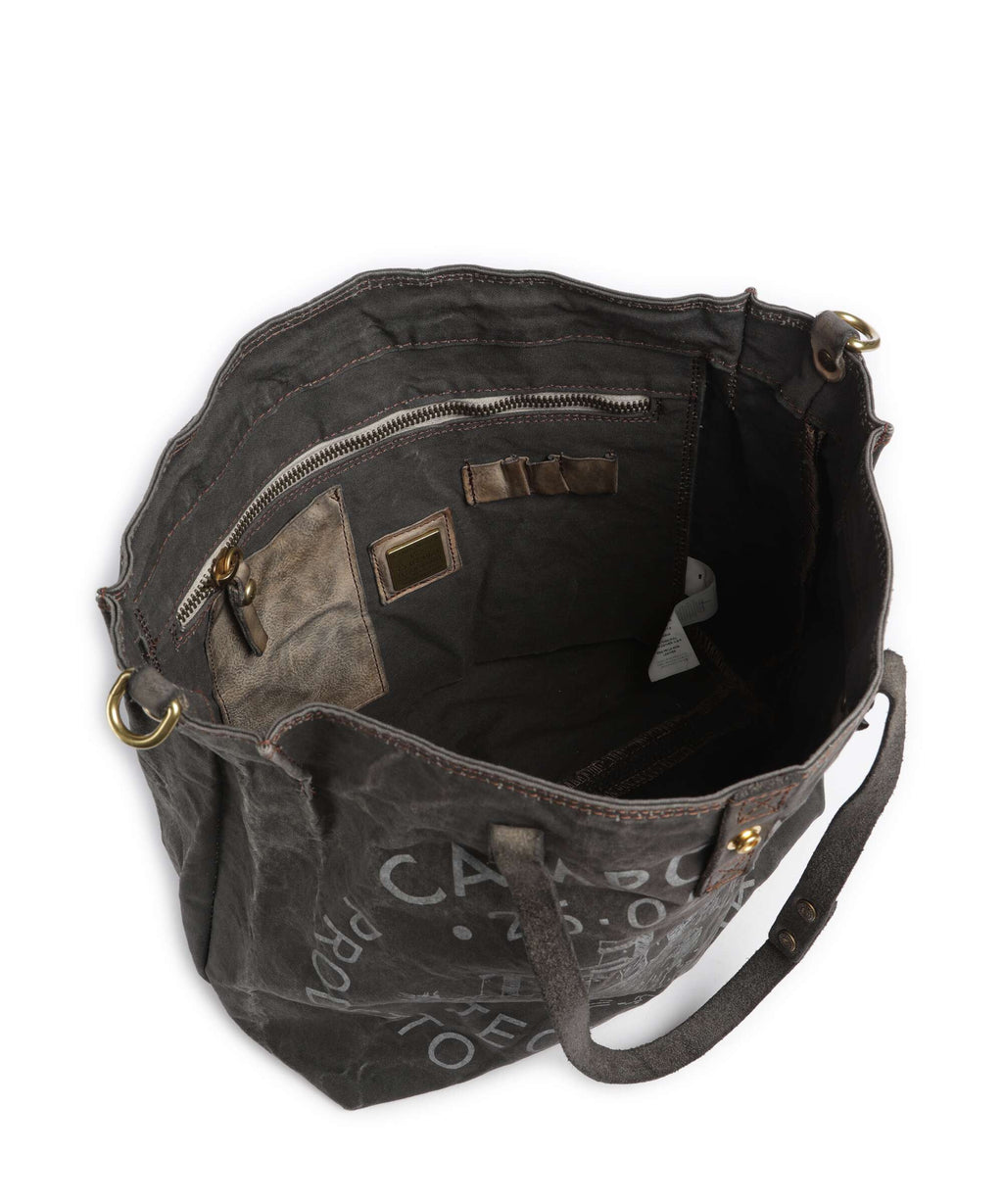 Campomaggi Tote bag grigio ghiaccio