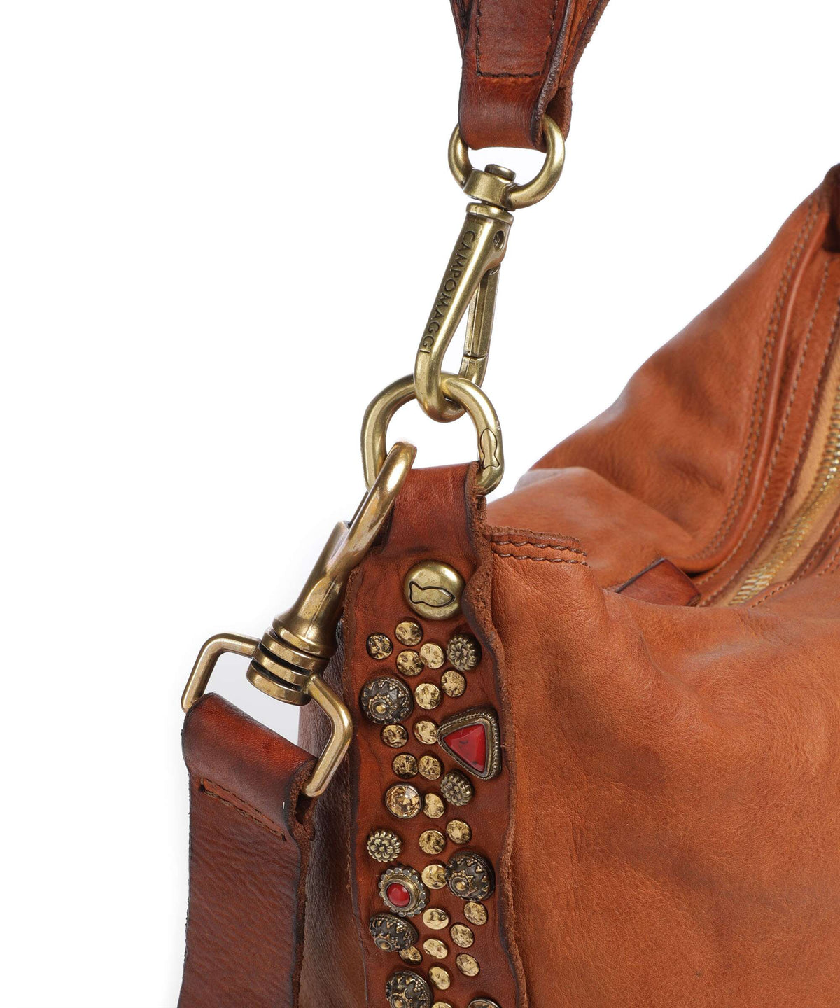 Campomaggi Hobo bag cognac