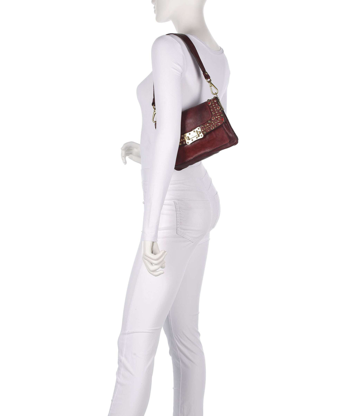 Campomaggi Shoulder bag borgogna