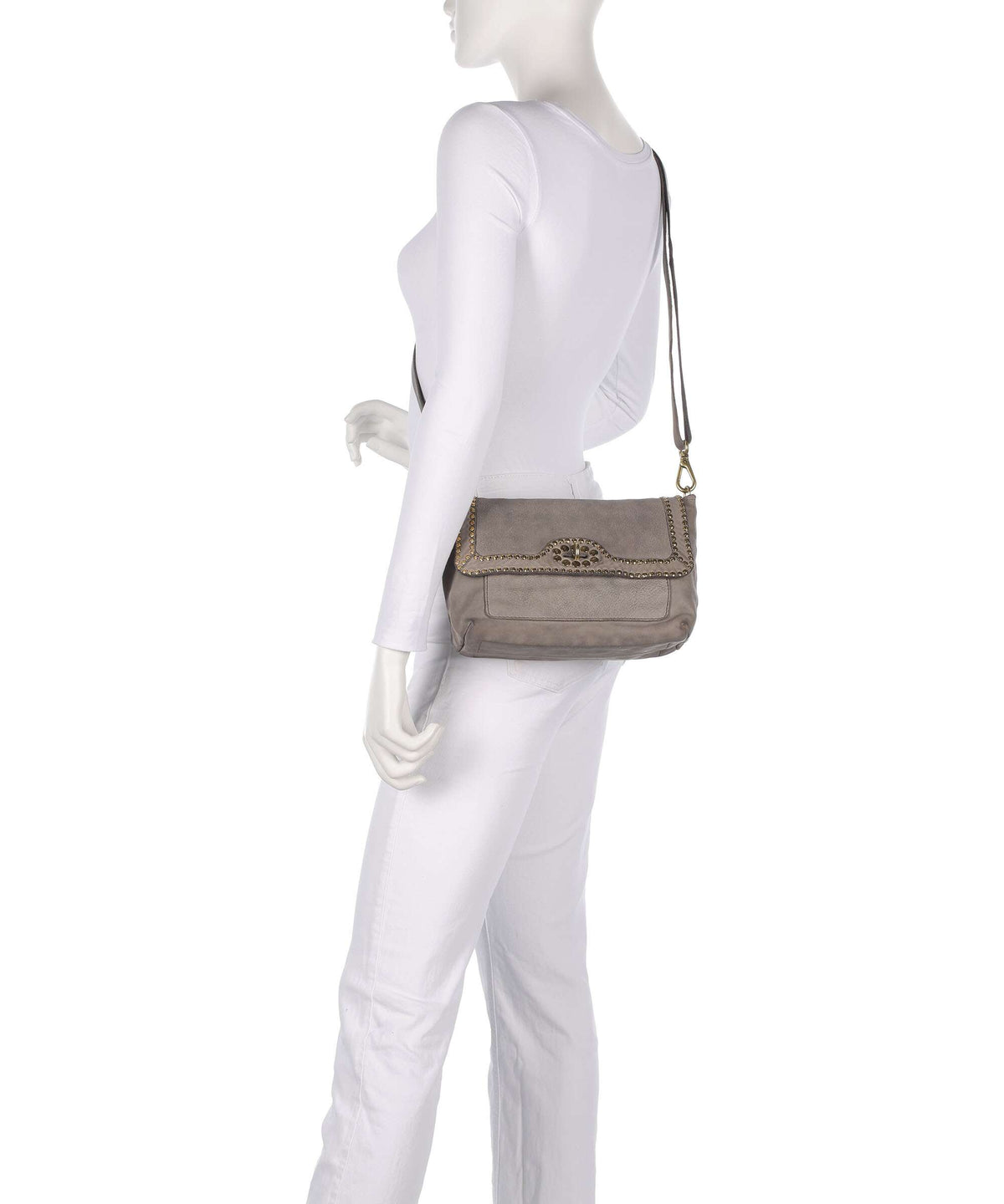 Campomaggi Shoulder bag cemento