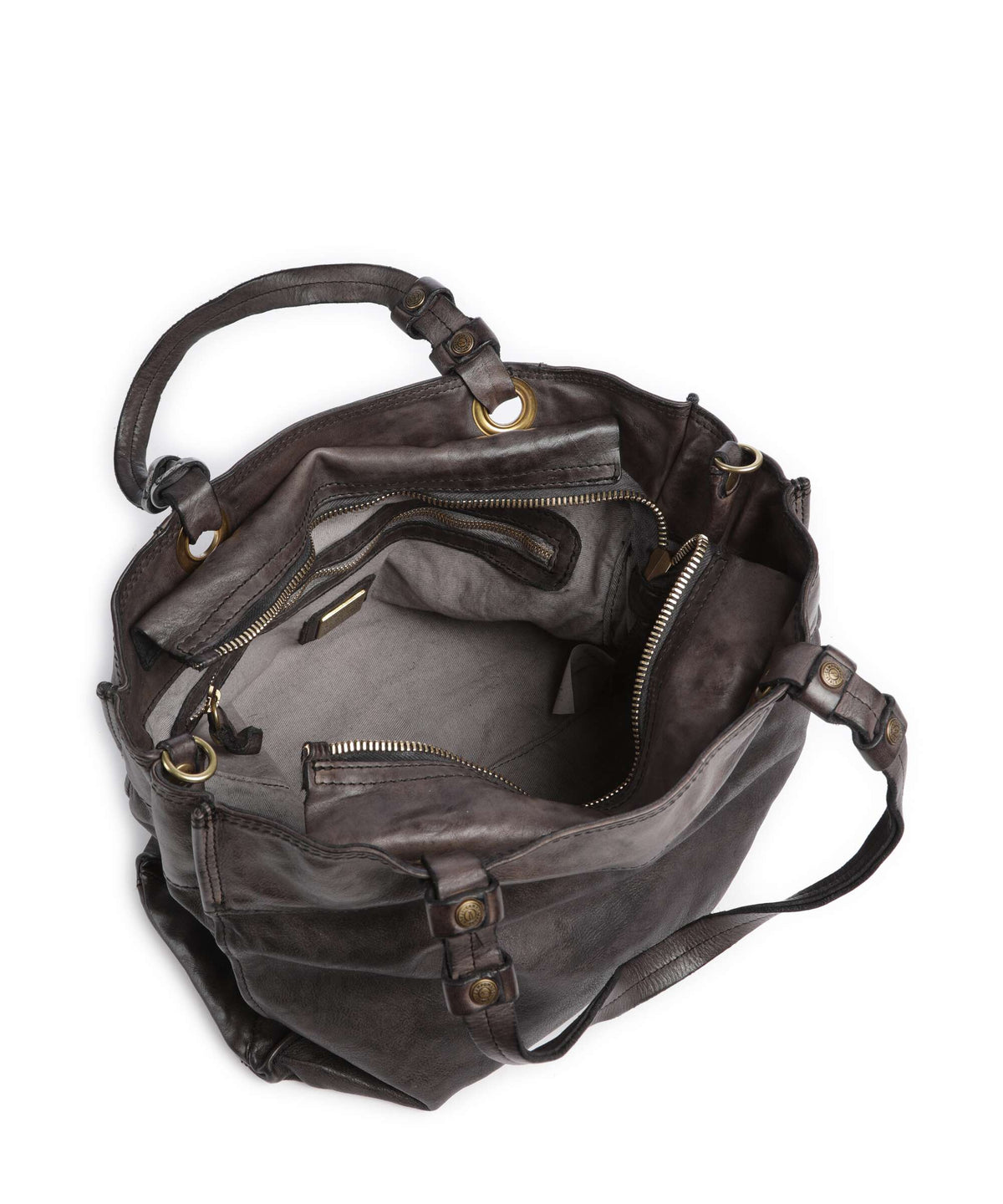 Campomaggi Tote bag grigio