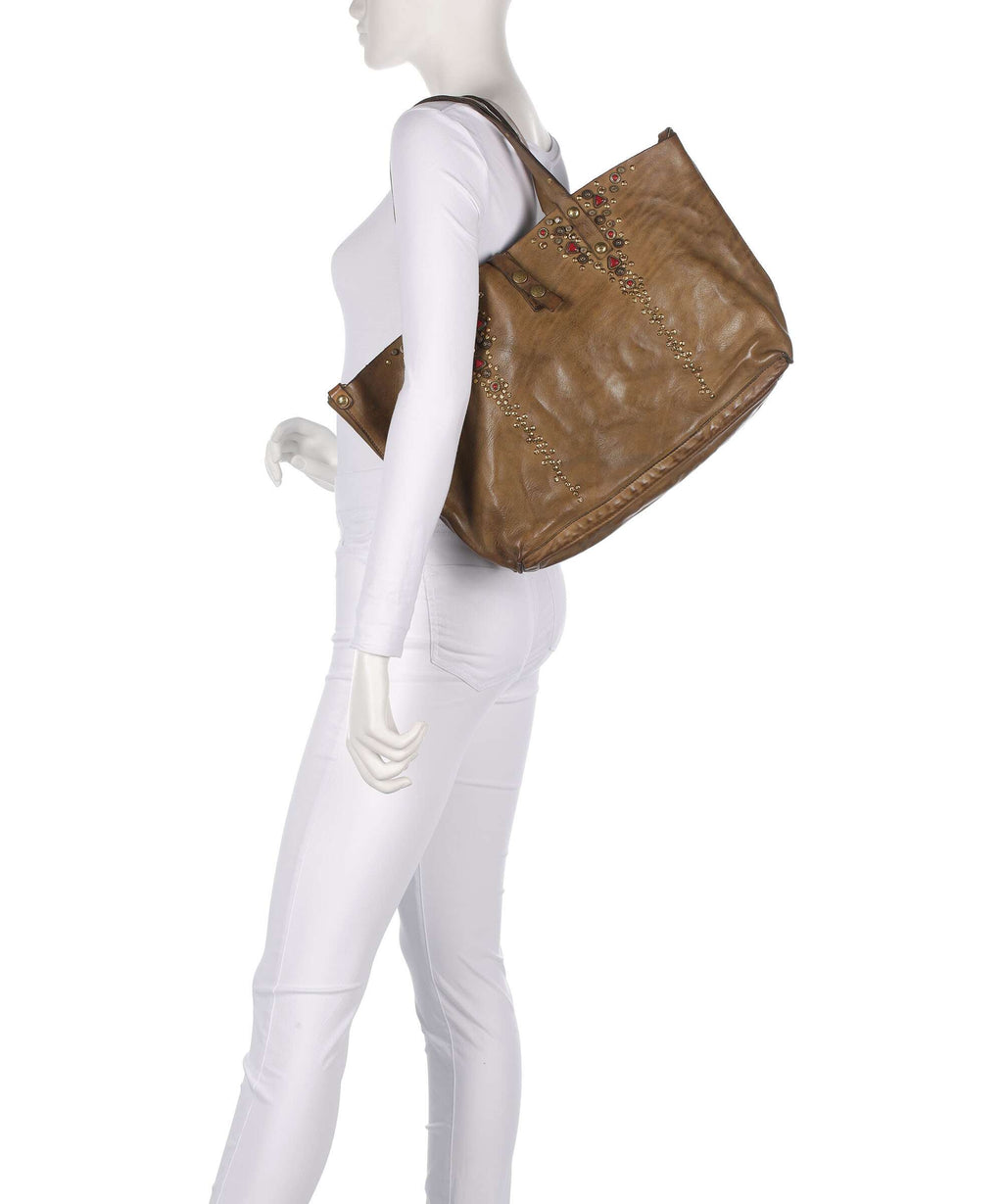 Campomaggi Tote bag verde militare