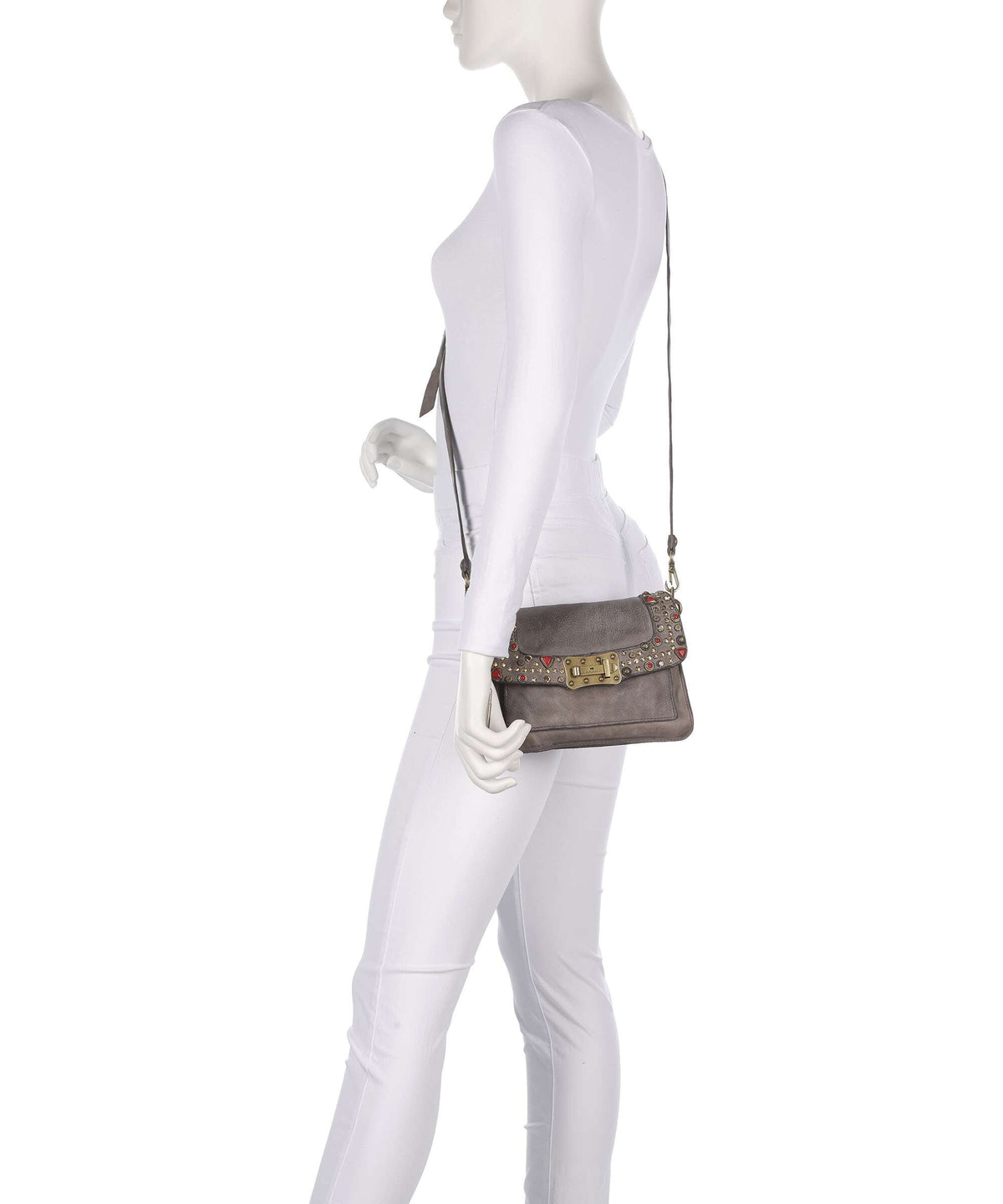 Campomaggi Shoulder bag cemento