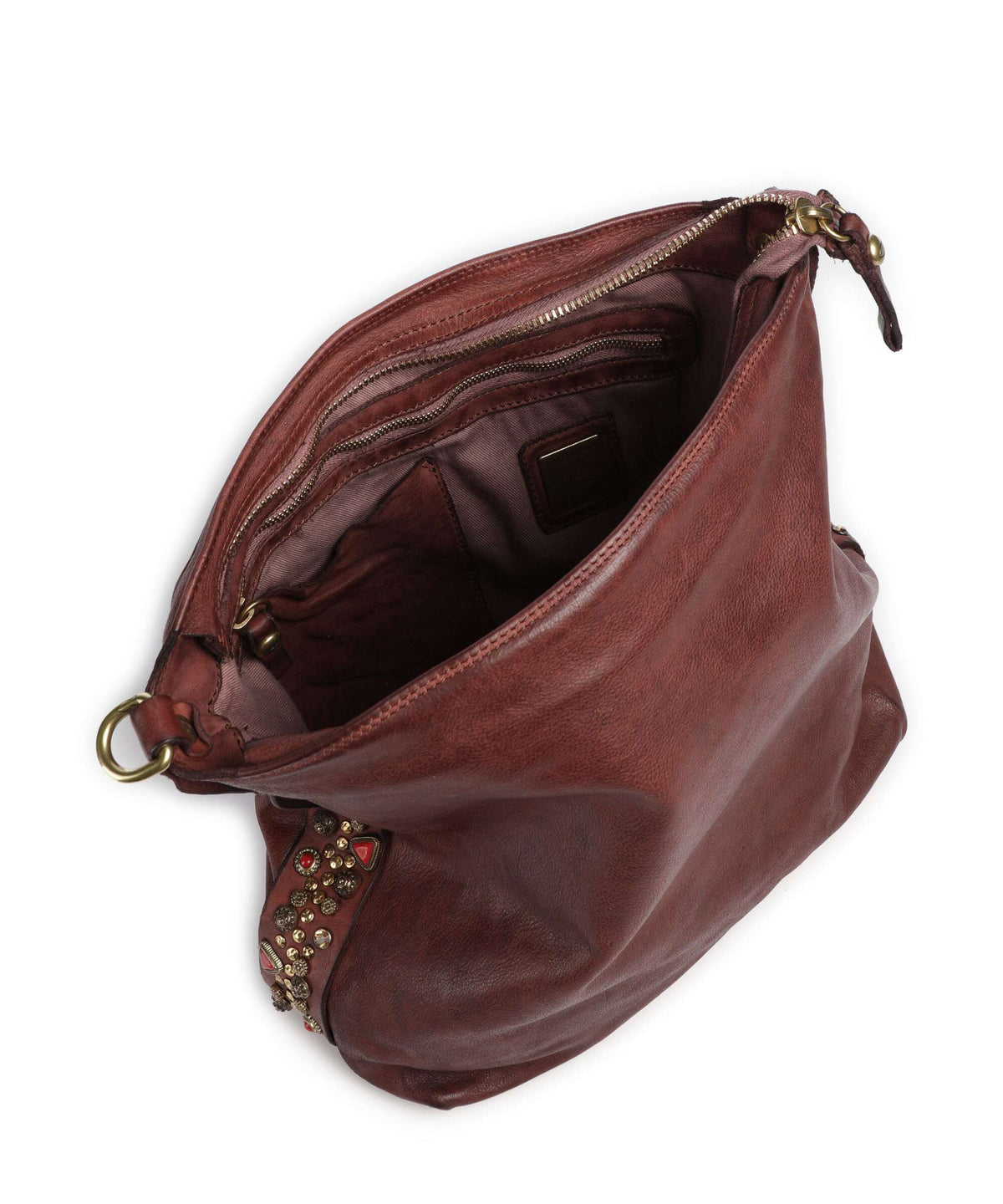 Campomaggi Hobo bag borgogna