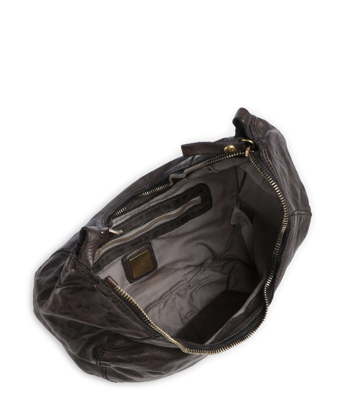 Campomaggi Hobo bag grigio