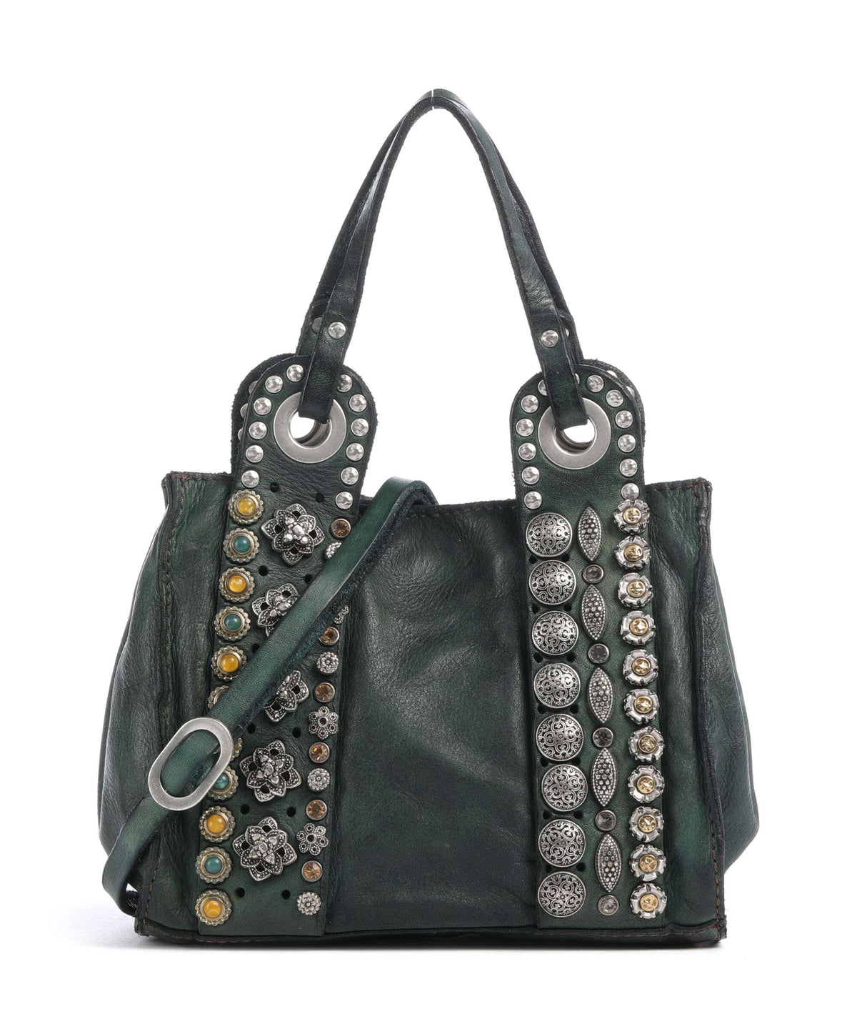 Campomaggi Crossbody bag green bottle