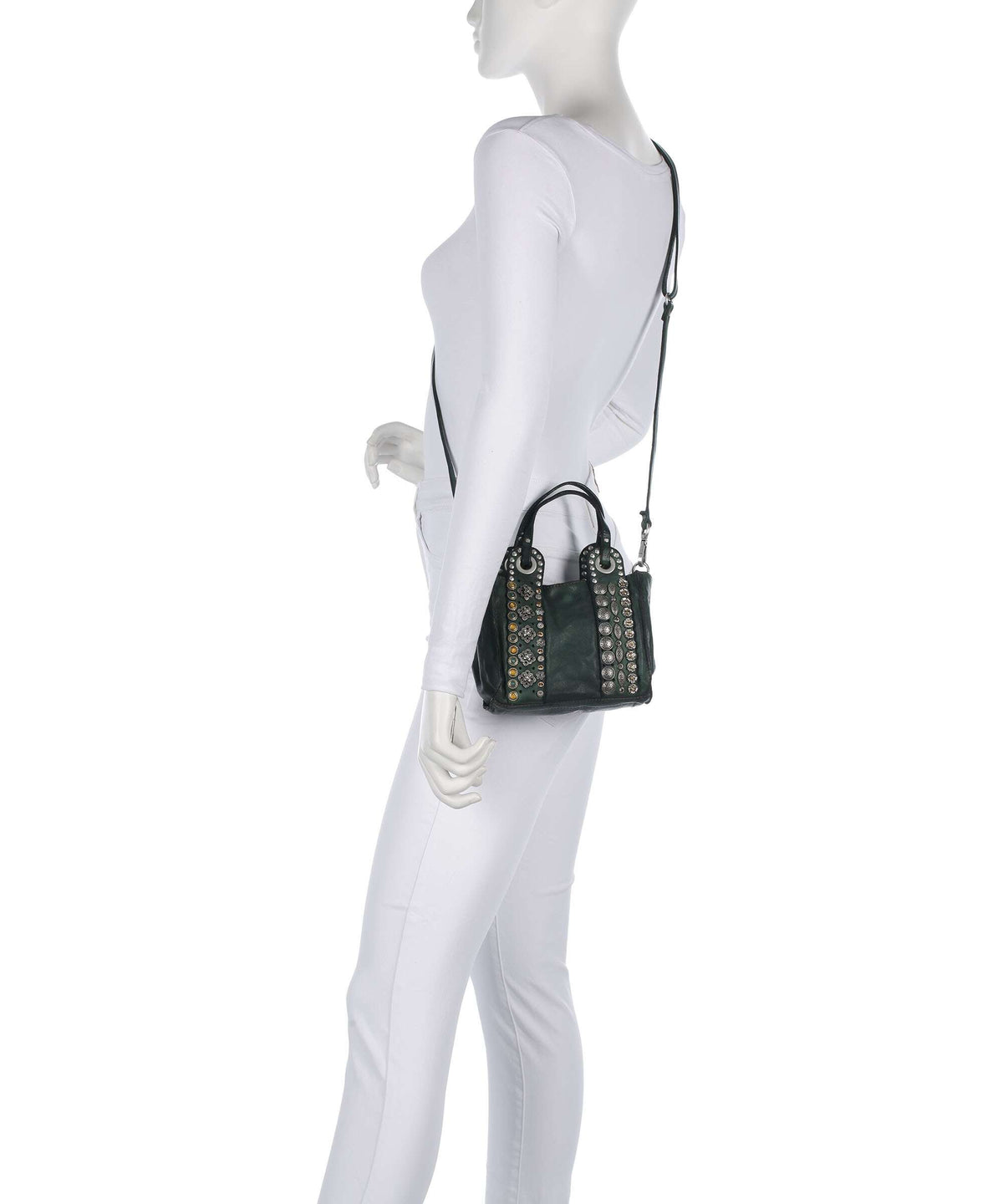 Campomaggi Crossbody bag green bottle