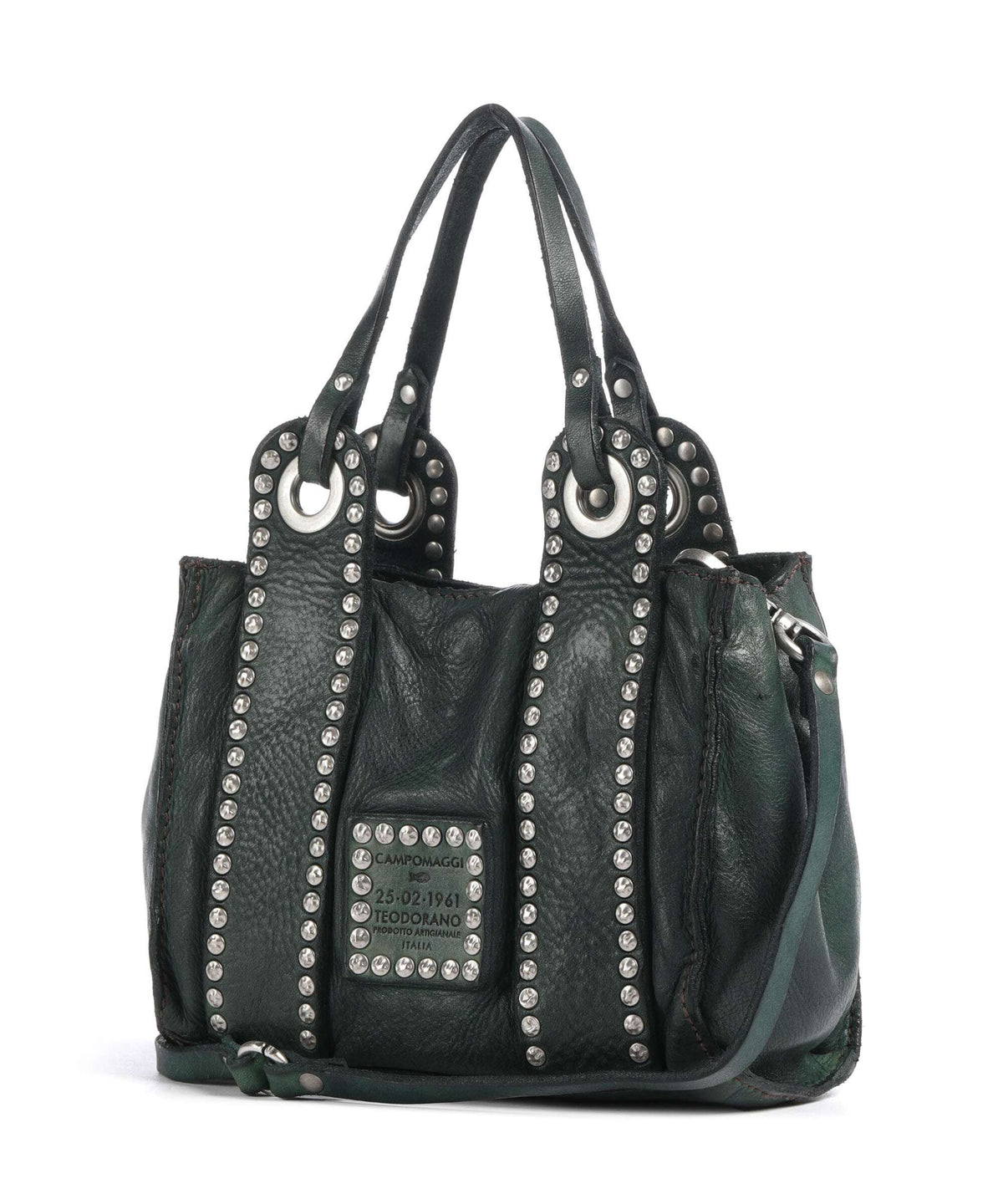Campomaggi Crossbody bag green bottle