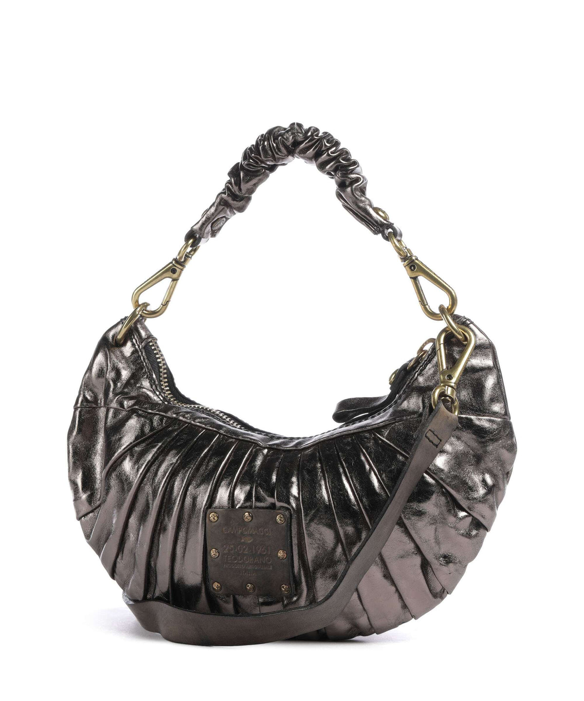 Campomaggi Shoulder bag lead grey